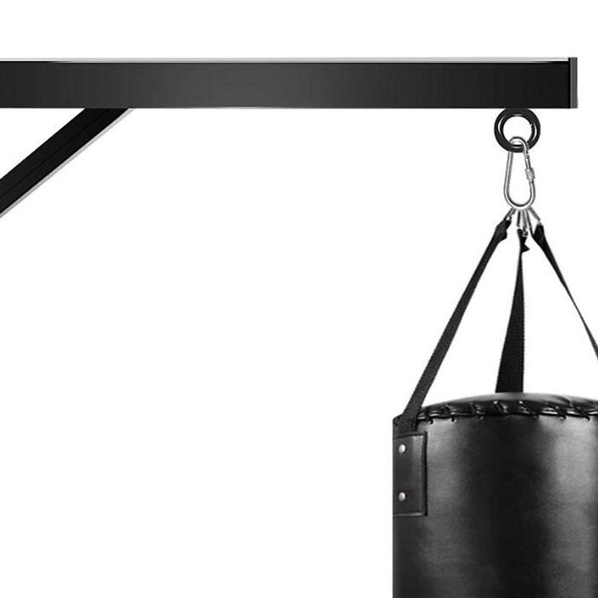 Heavy Duty Punch Boxing Bag Wall Mount Bracket Hanging Stand Hanger Black