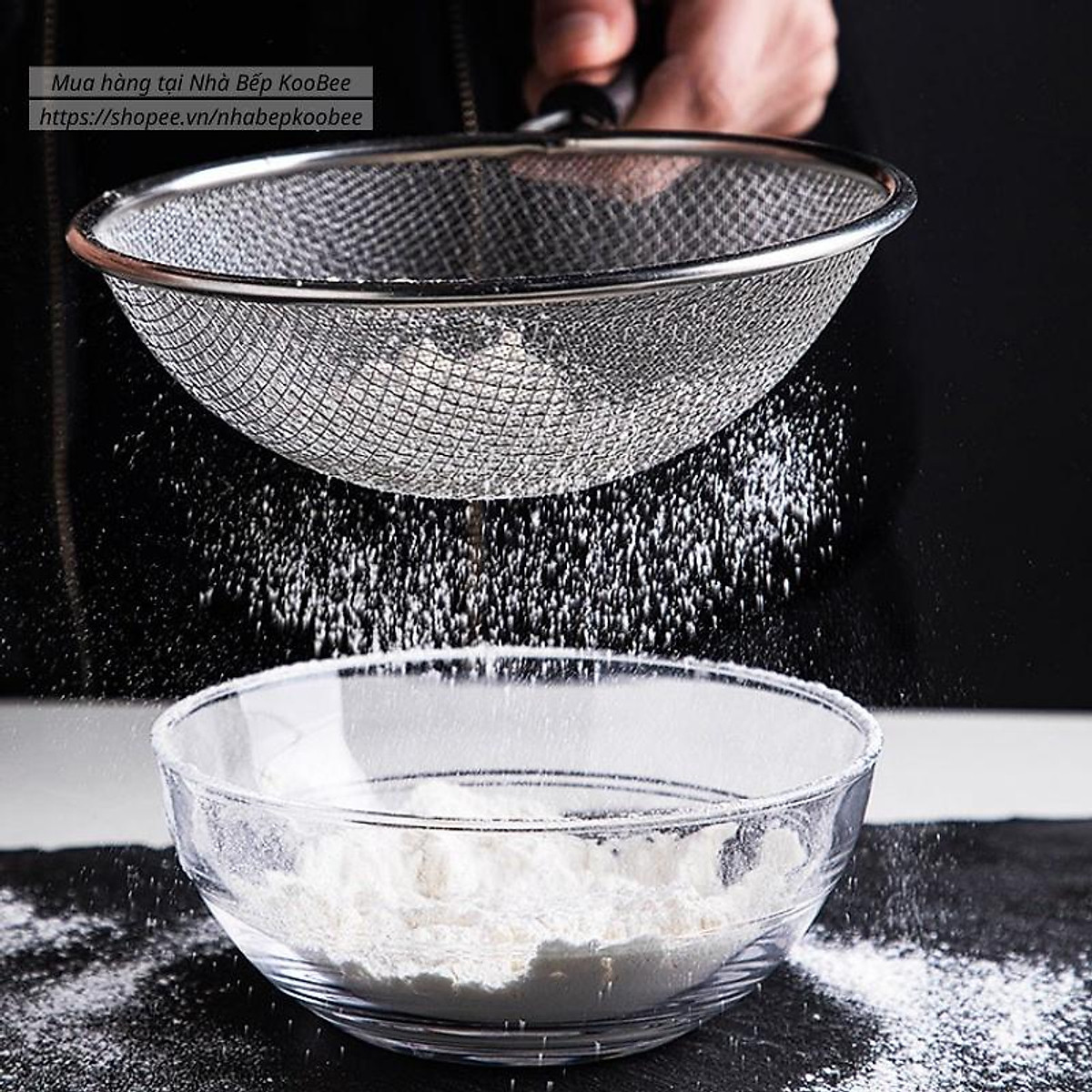 Rây lọc siêu mịn 2 lớp chất liệu Inox cao cấp KooBee - Rây lọc cháo ...