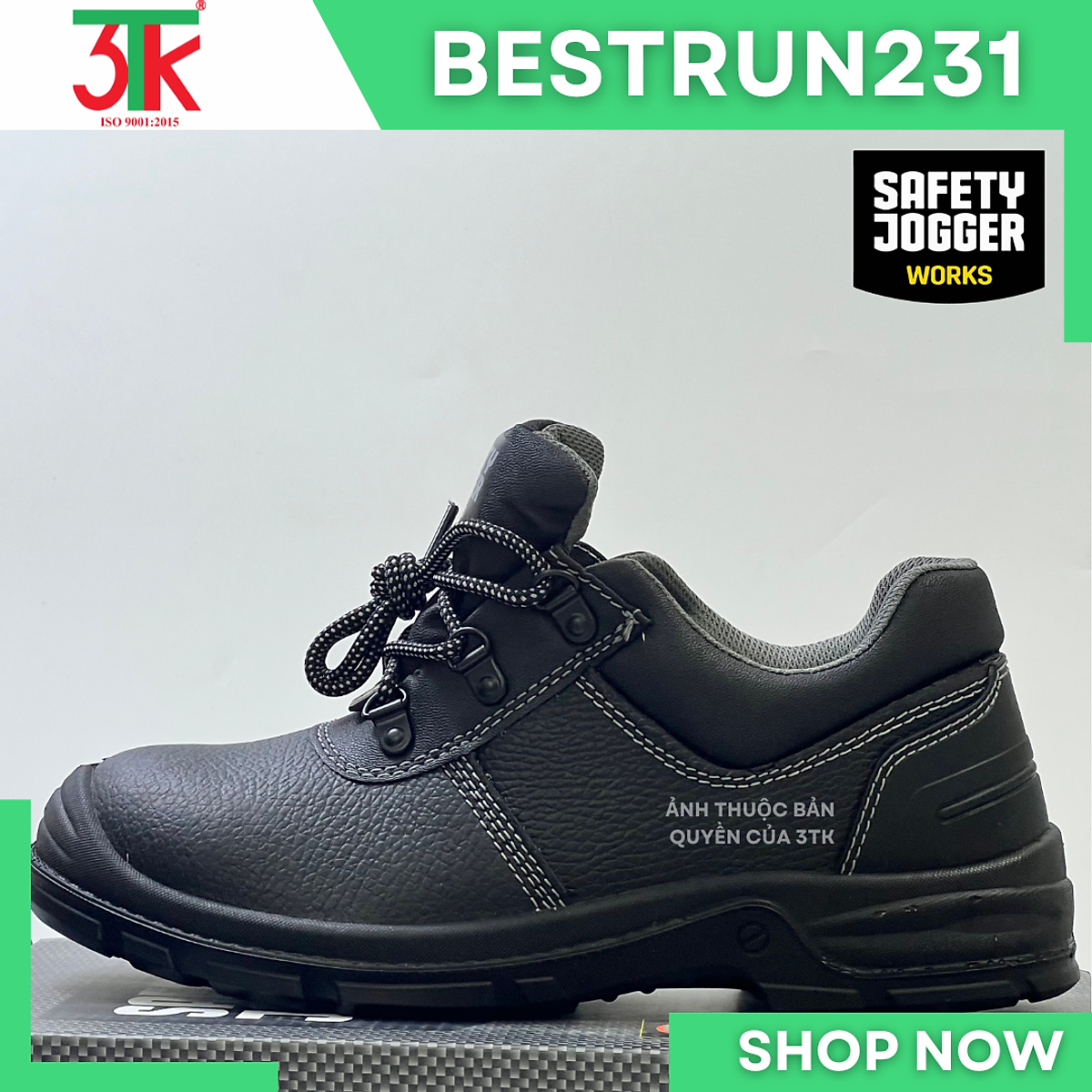 Giày Bảo Hộ Lao Động Safety Jogger Bestrun 231 S3, BestBoy 231 S3 Da