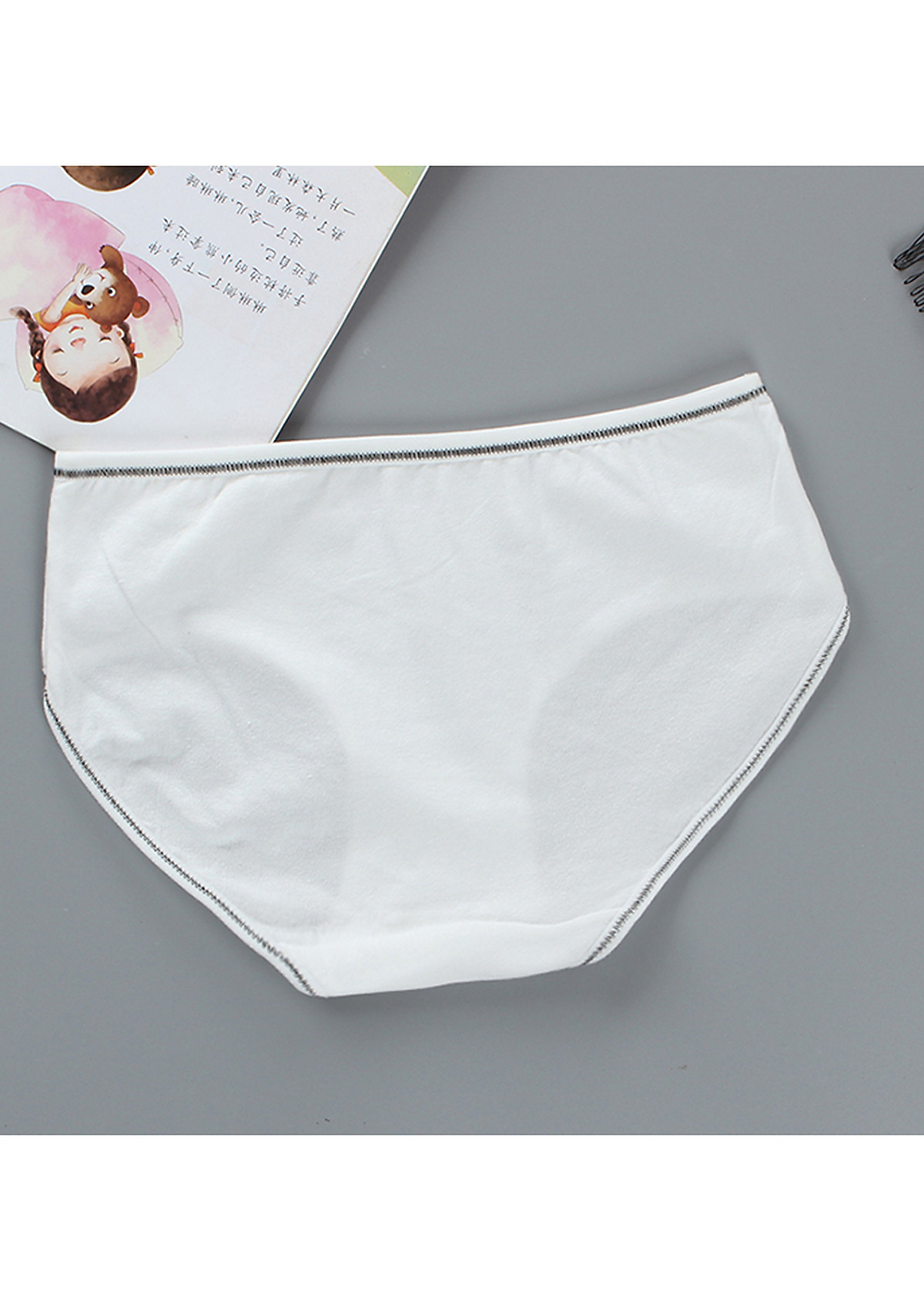 Combo 2 Quần lót nữ, quần lót cotton in hình dễ thương - ZQC01 (Màu giao ngẫu nhiên)