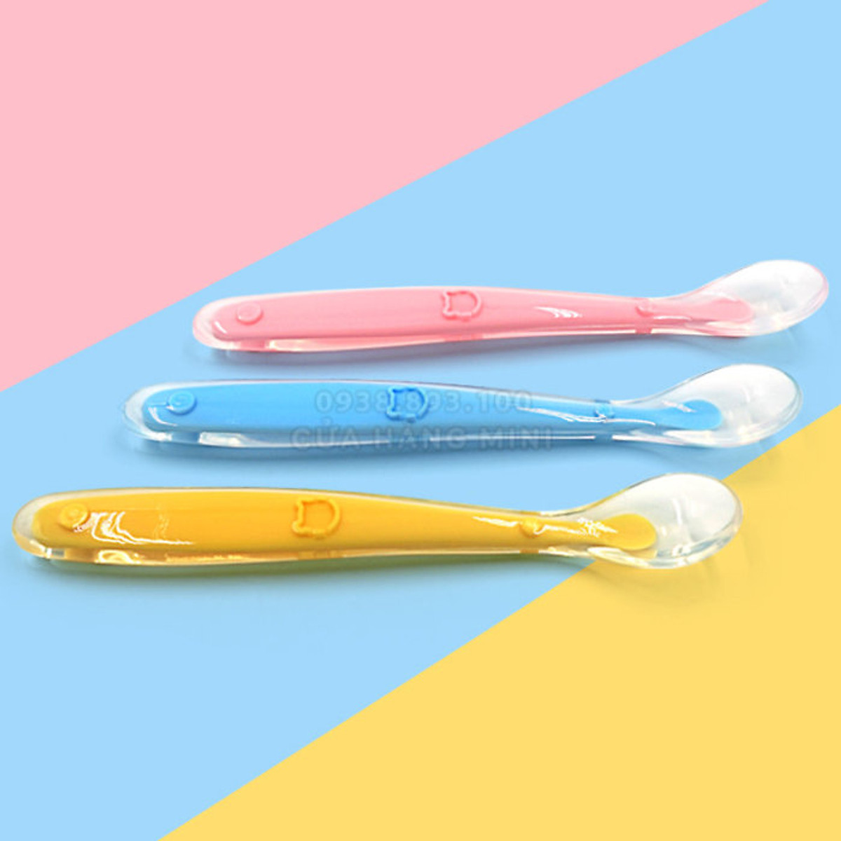 Muỗng Ăn Dặm Silicone Jubon Cho Bé Muỗng Ăn Dặm Silicone Jubon Cho Bé