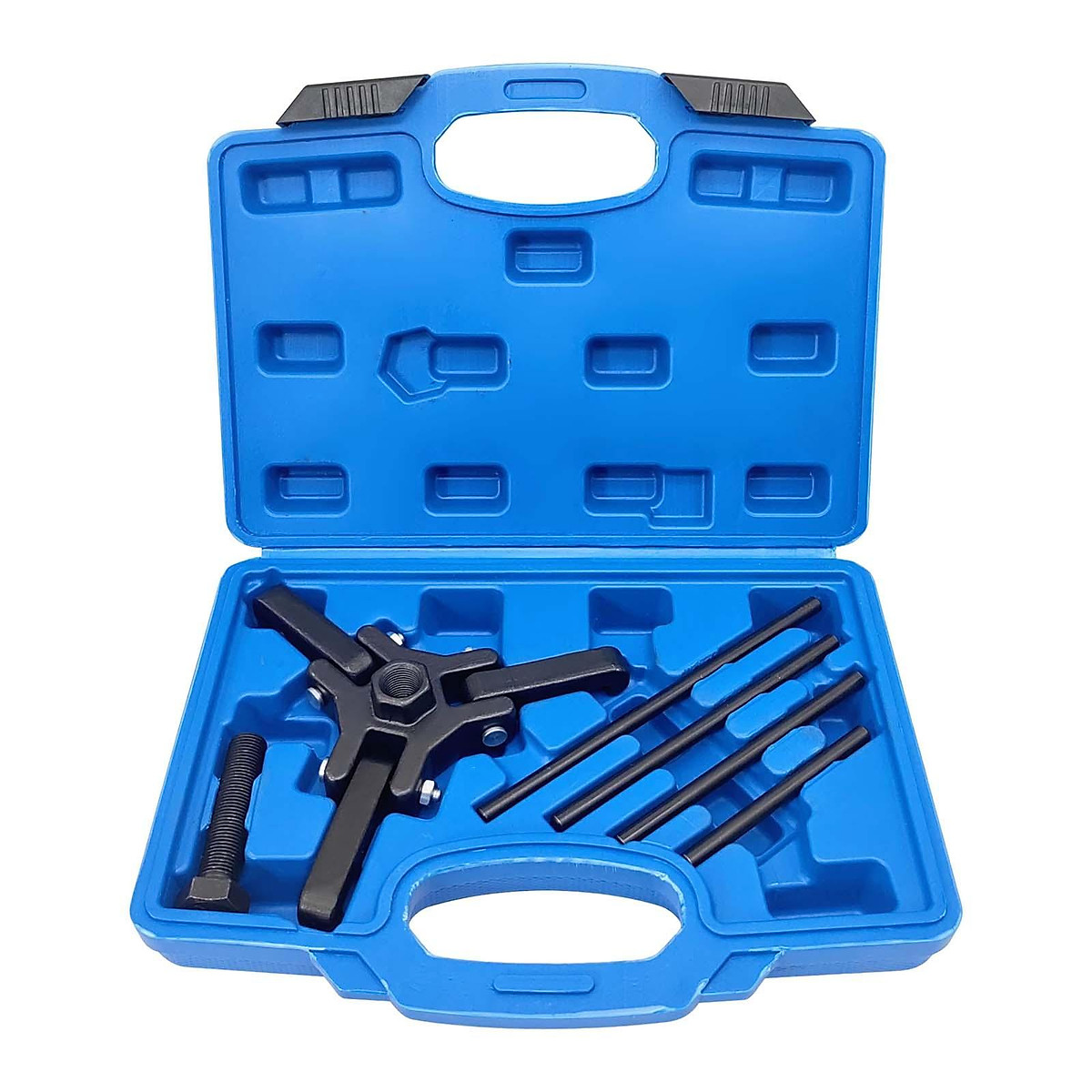 3 Jaw Adjustable Harmonic Balancer Puller Includes 4 Forcing Rods Accessory