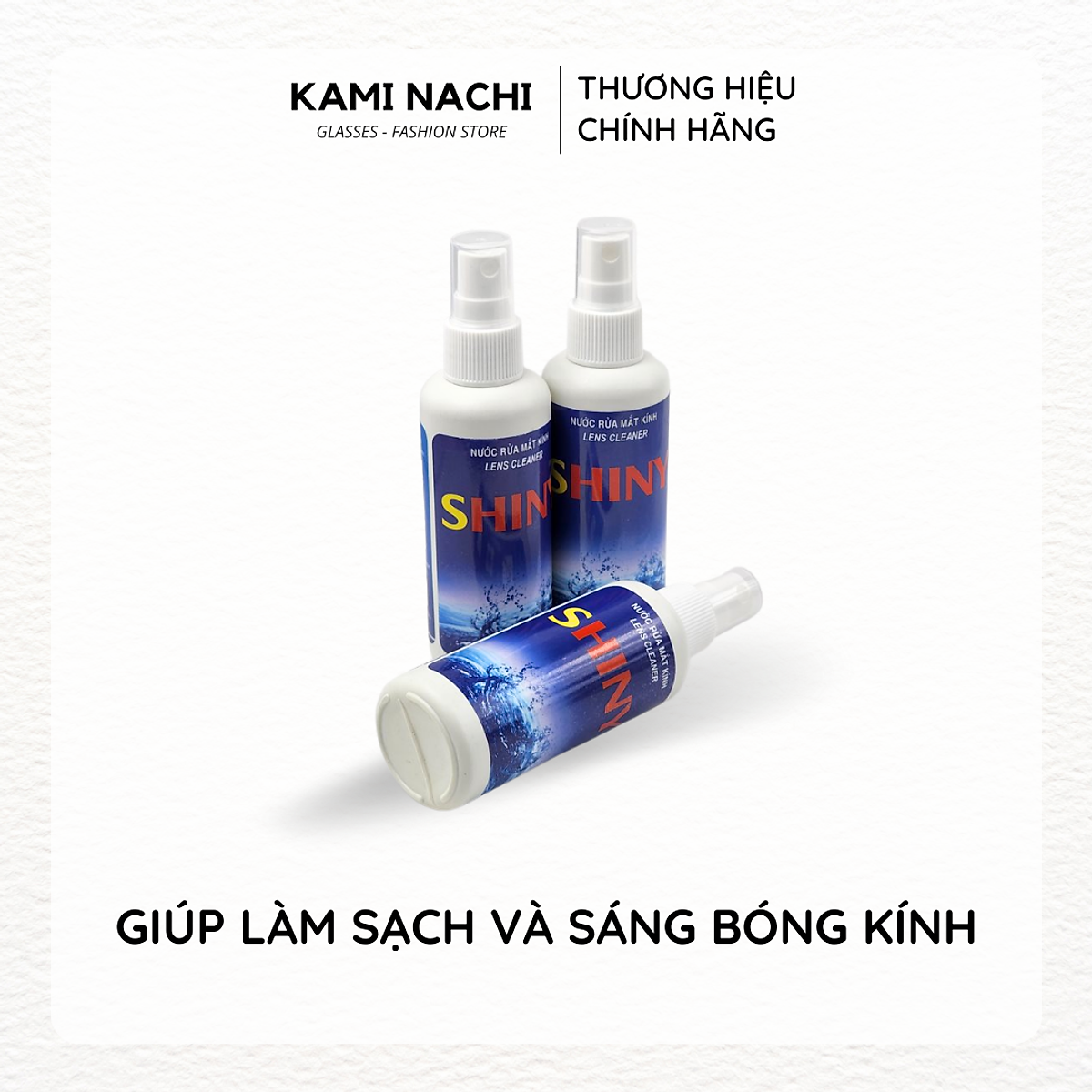 Nước xịt rửa mắt kính chuyên dụng KAMI NACHI 100ml