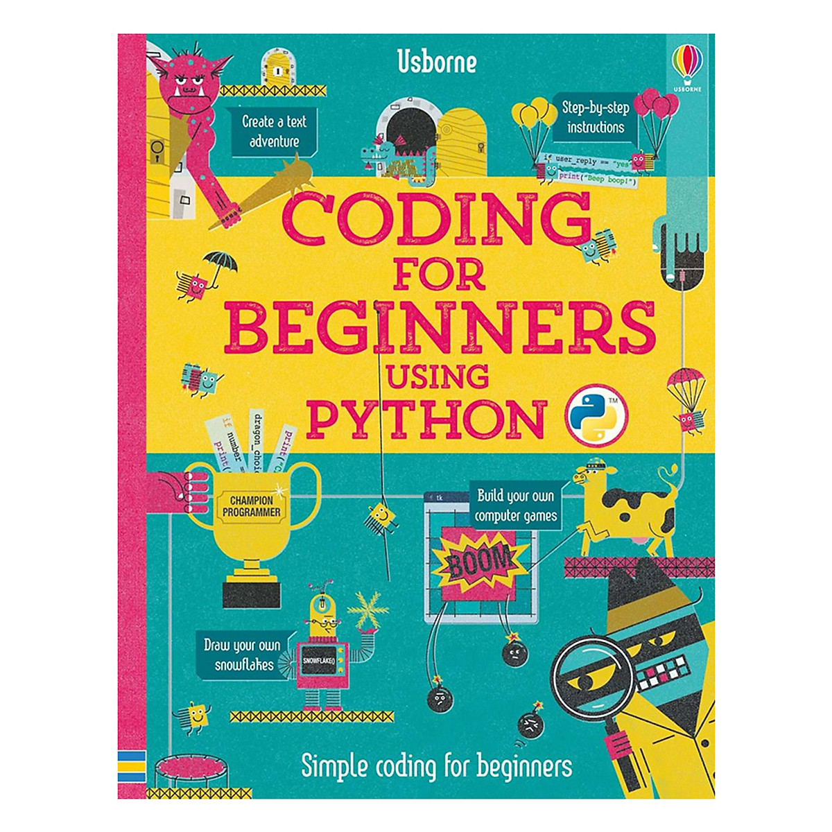 Sách tiếng Anh - Usborne Coding for Beginners using Python