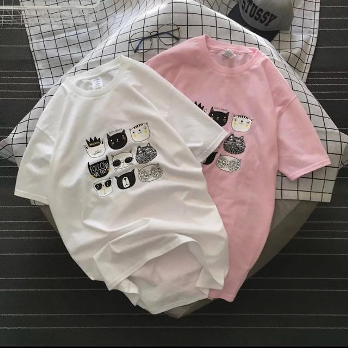 [BIG SALE Áo mèo ngầu siêu cute 2 màu cực đẹp