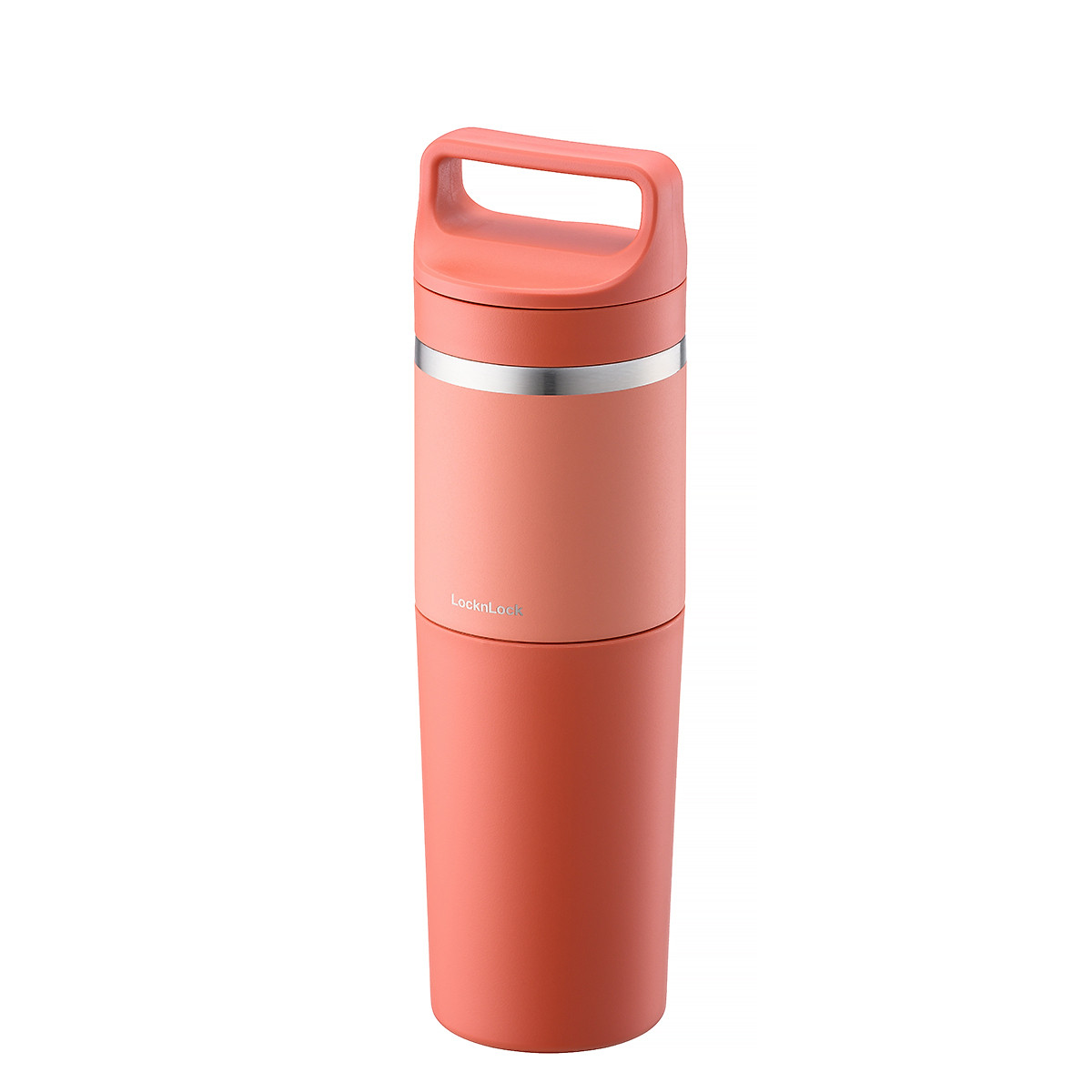 Bình giữ nhiệt Slo 2in1 with tumbler LocknLock LHC4332 (Bình giữ nhiệt và cốc nhựa) 600ml