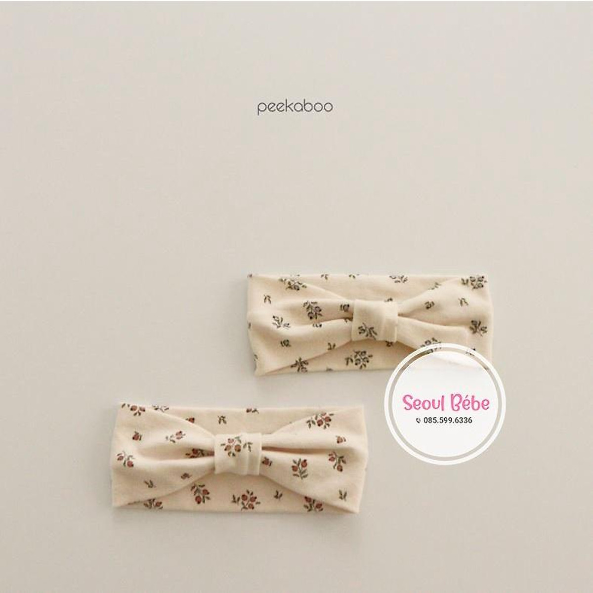 Turban/mũ chóp bộ Berry Peeakboo made in Korea