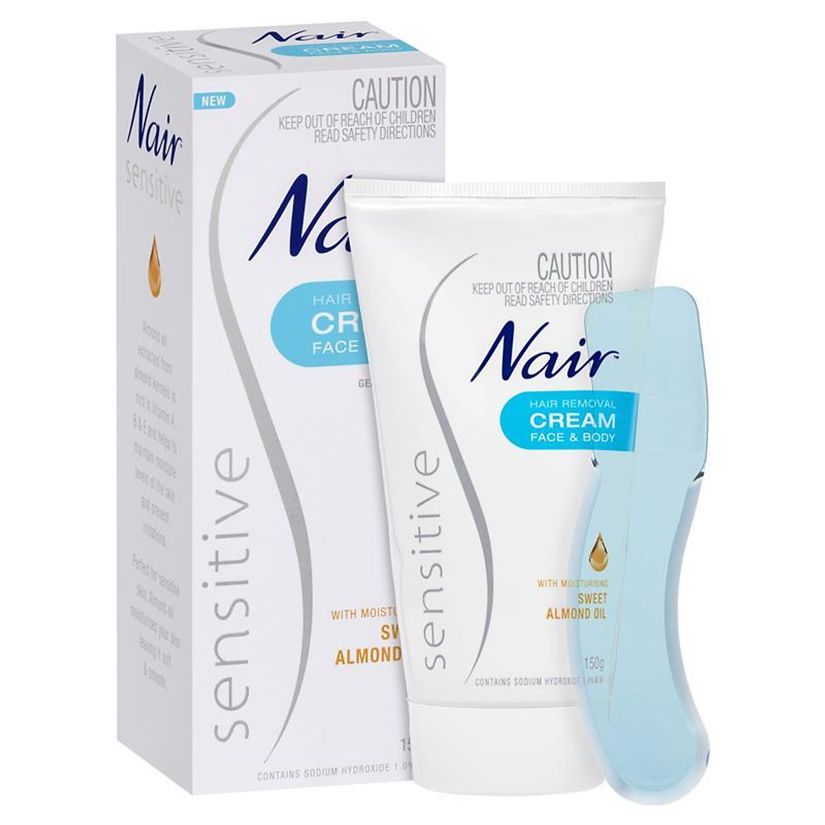 Mua Nair Sensitive Face & Body Hair Removal Cream 150g