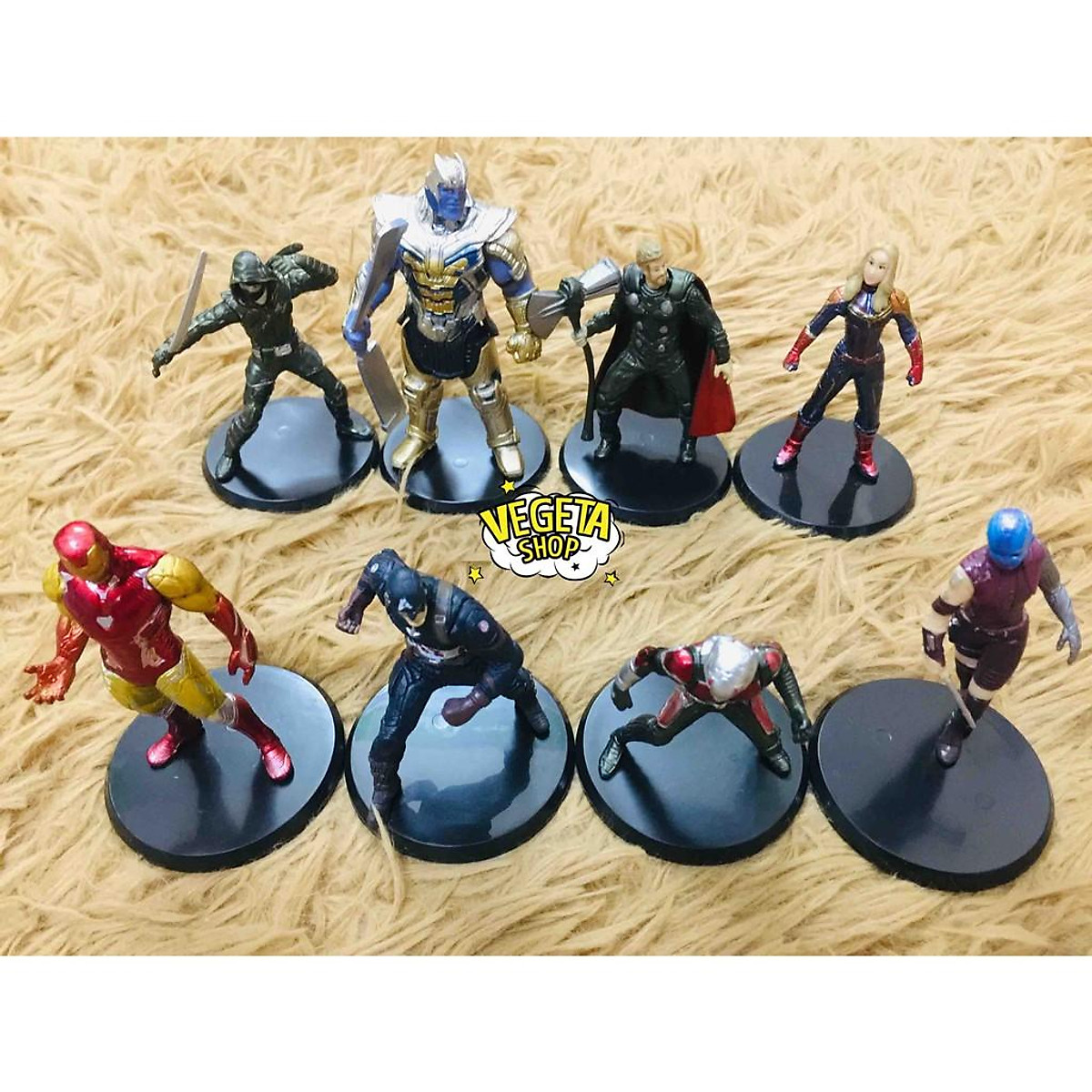 Mua Mô hình Avengers Marvel - Trọn bộ 8 nhân vật - Thanos Captain ...