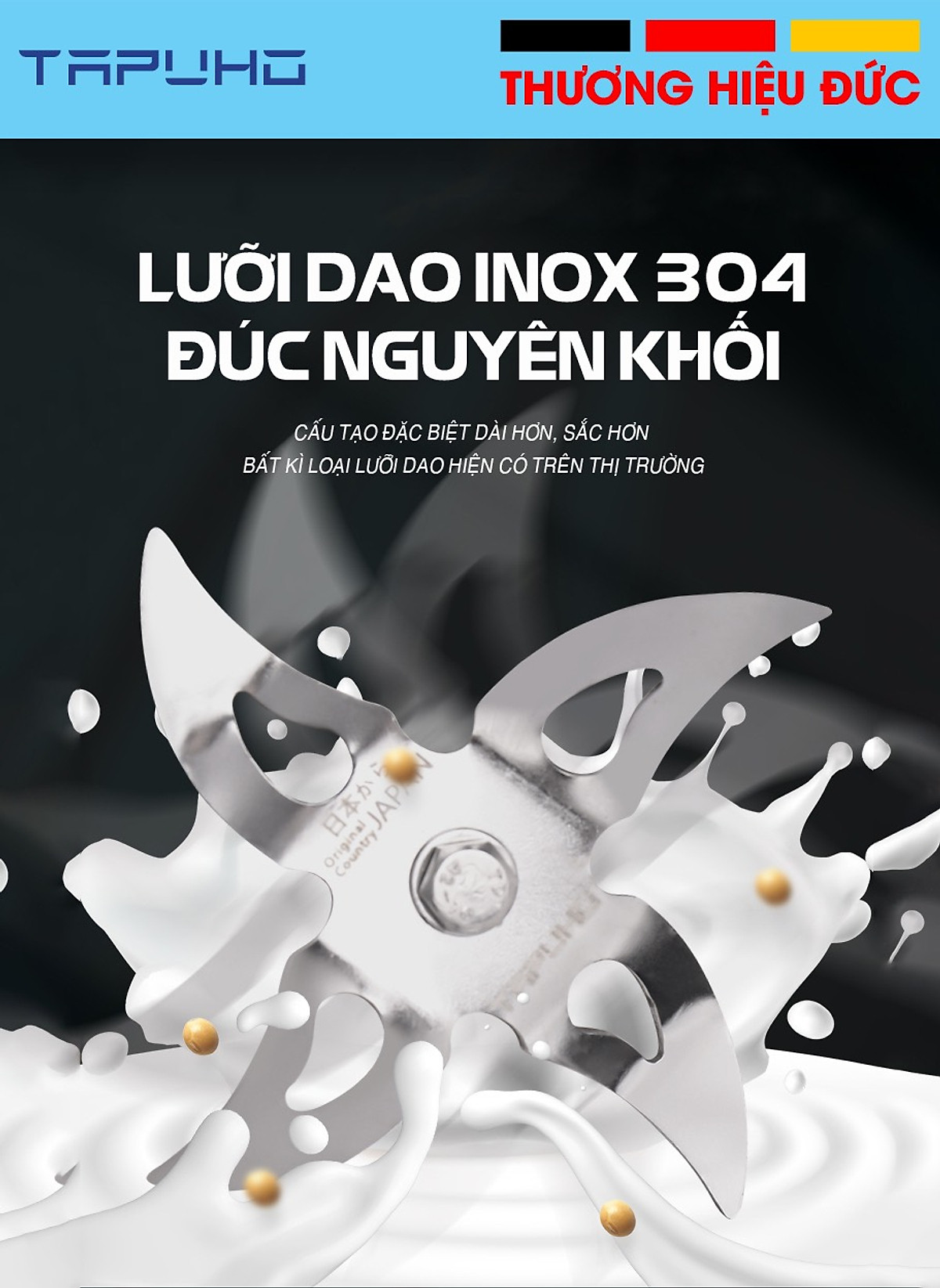 Máy Làm Sữa Hạt TAPUHO T01 - Thương hiệu Đức