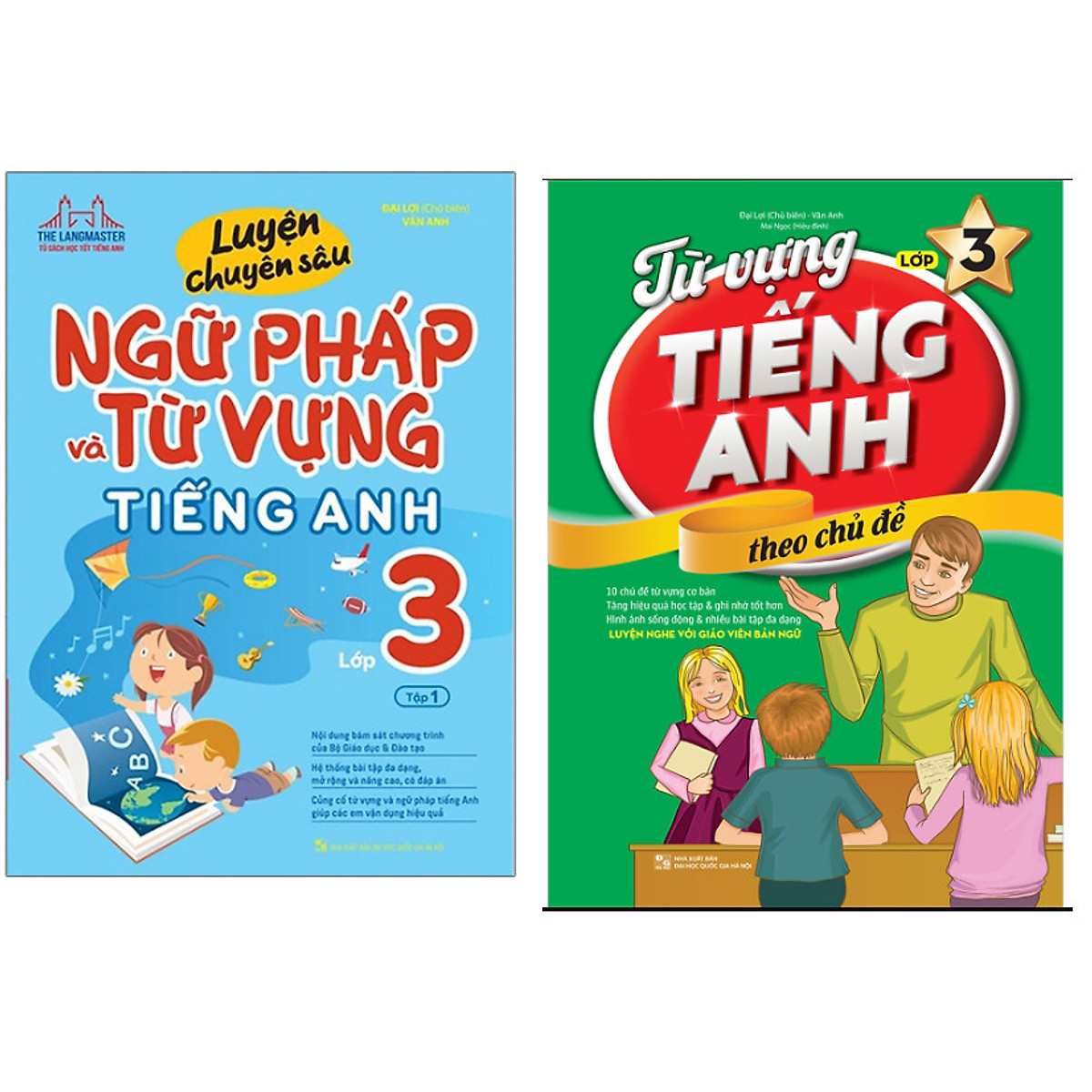 Combo Từ Vựng Tiếng Anh Theo Chủ Đề Lớp 3+Luyện Chuyên Sâu Ngữ Pháp Và ...