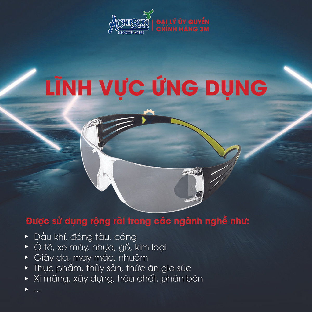 Kính bảo hộ lao động, kính chống bụi, chống đọng sương, chống trầy xước cao cấp 3M SF401AF - Xuất xứ Đài Loan