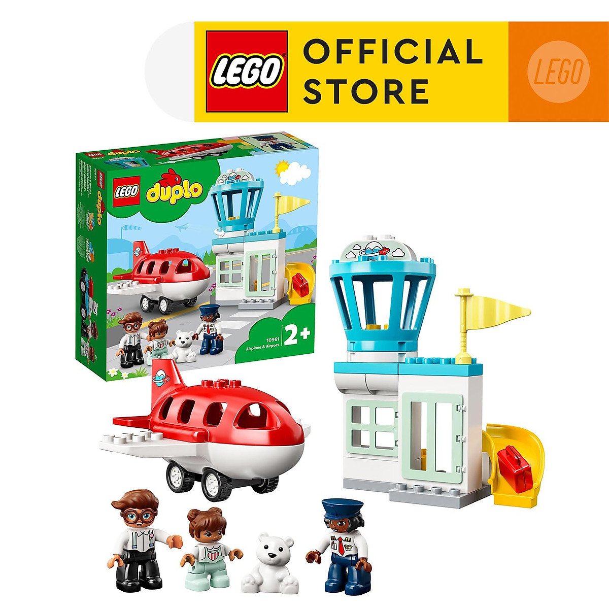 LEGO DUPLO 10961 Bộ lắp ráp sân bay cho bé (28 chi tiết) - Lắp ...