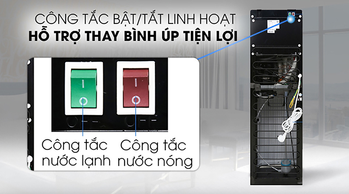 Máy Nước Nóng Lạnh Toshiba RWF-W1669BV(K1) 650W - Hàng chính hãng