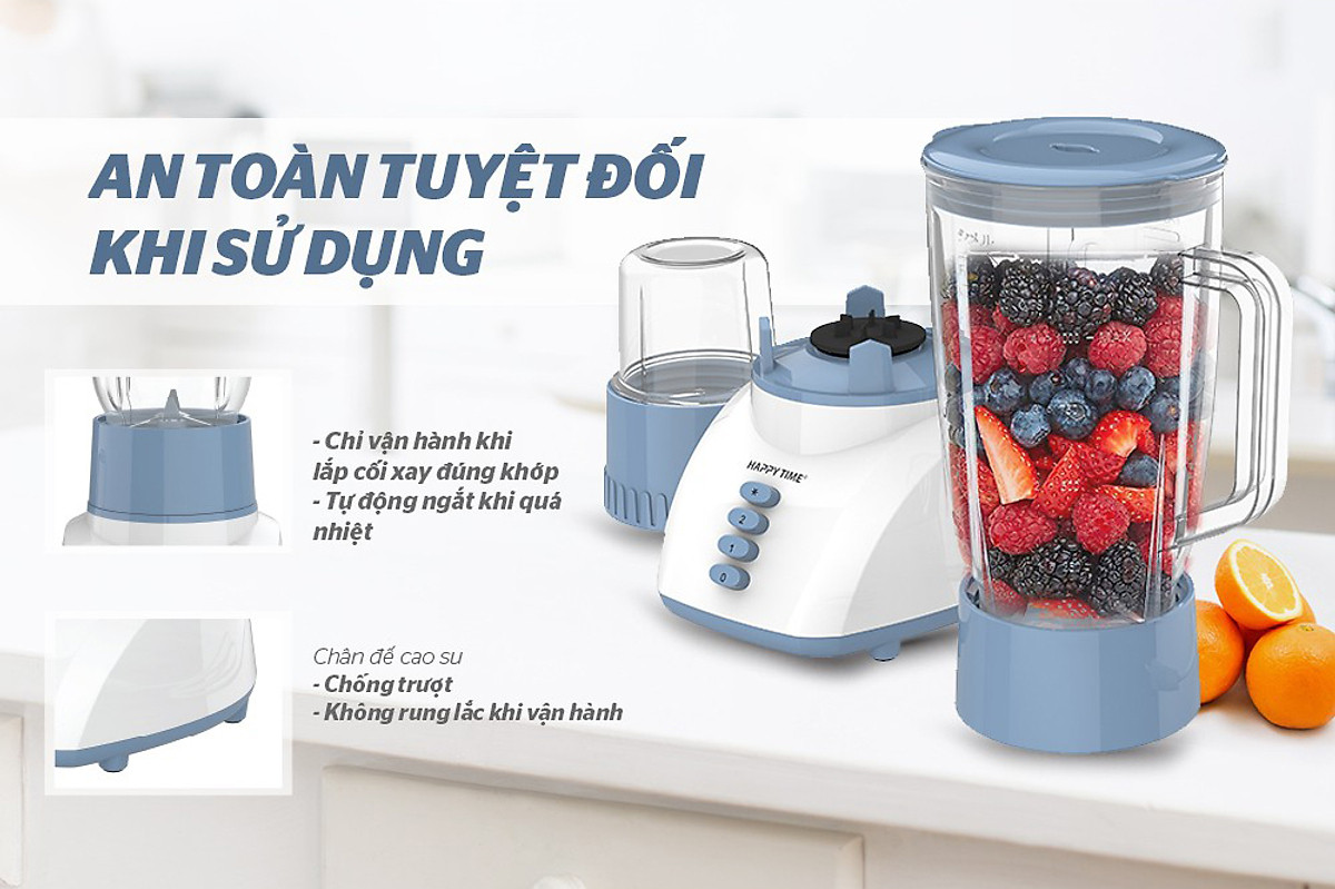 Máy Xay Sinh Tố Đa Năng Sunhouse HappyTime HTD5113G 350W - Hàng chính hãng