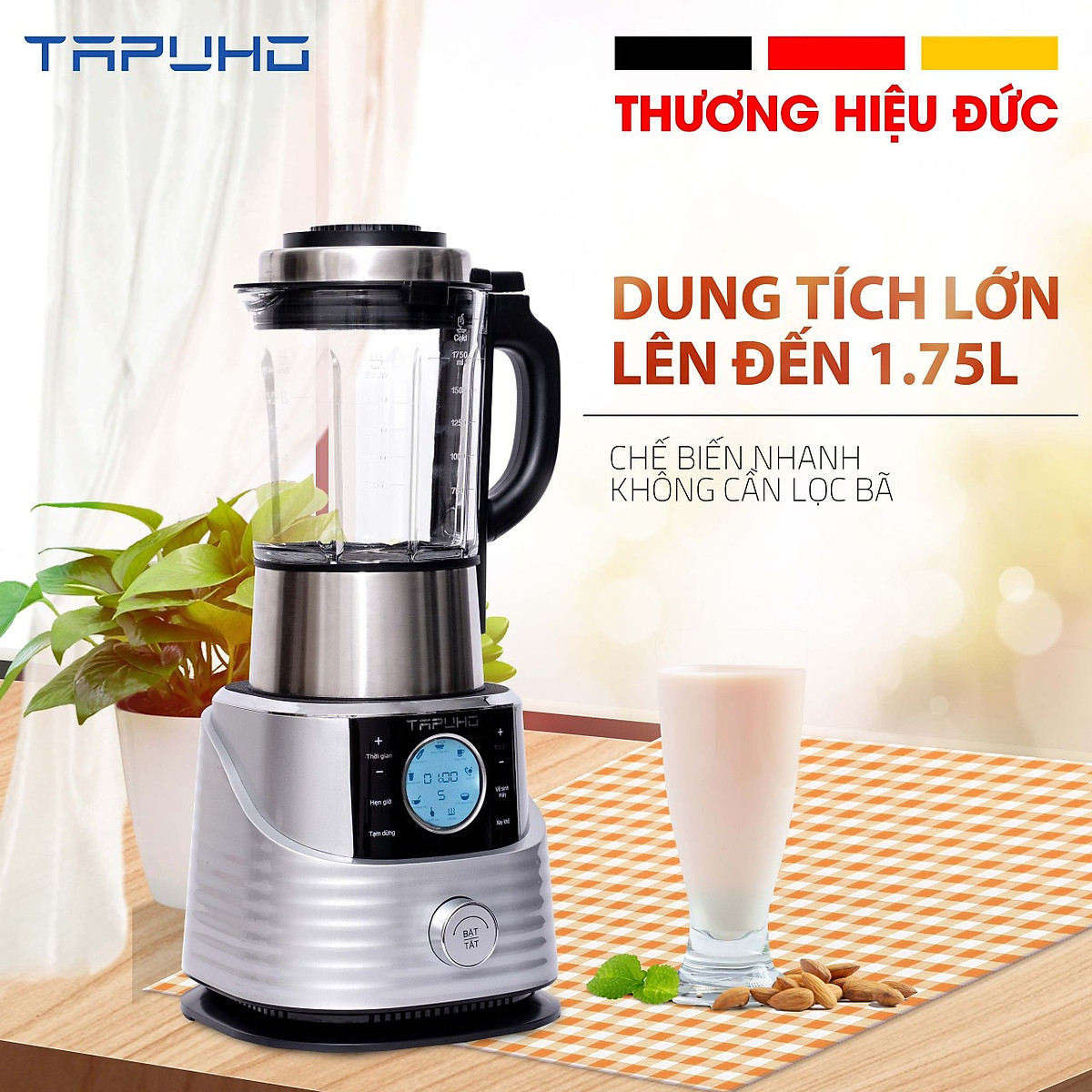 Máy Làm Sữa Hạt TAPUHO T01 - Thương hiệu Đức