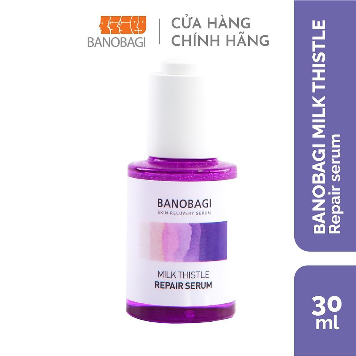 Tinh Chất Phục Hồi Da Mụn BANOBAGI Milk Thistle Repair Serum 30ml | Tiki