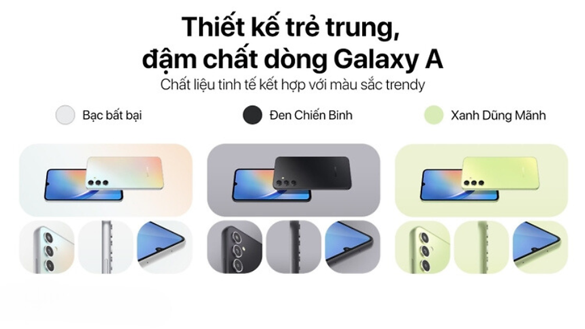Điện thoại Samsung Galaxy A34 5G (8GB/256GB) - Đã kích hoạt bảo hành điện tử Hàng chính hãng