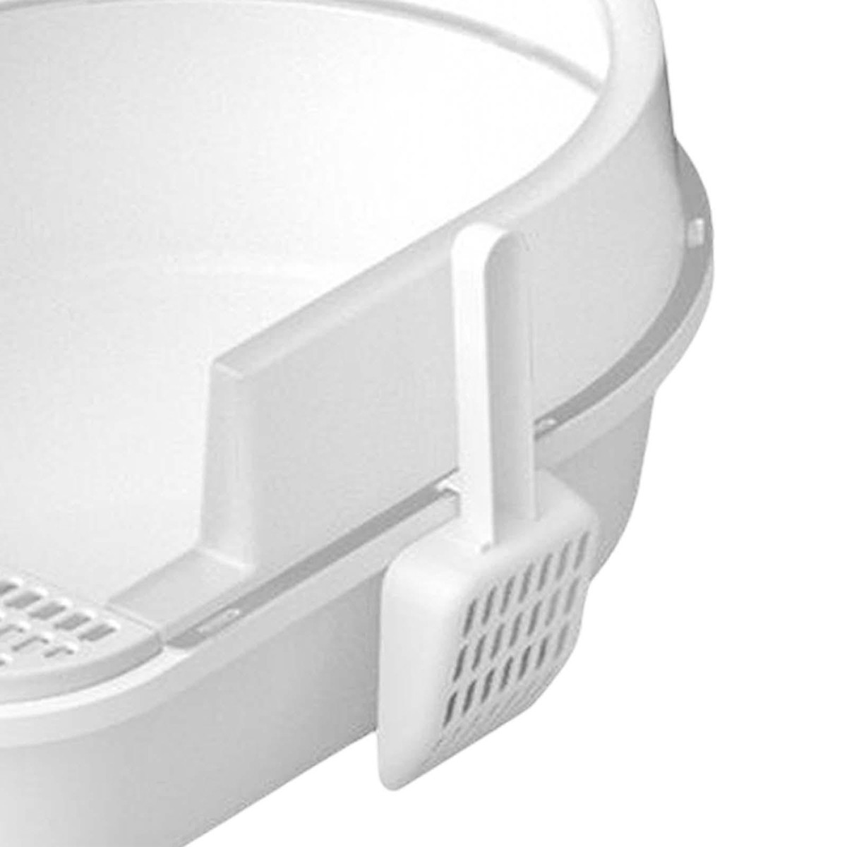 Cat Litter Box with High Side, Anti Splashing Cats Litters Pan, Kitten