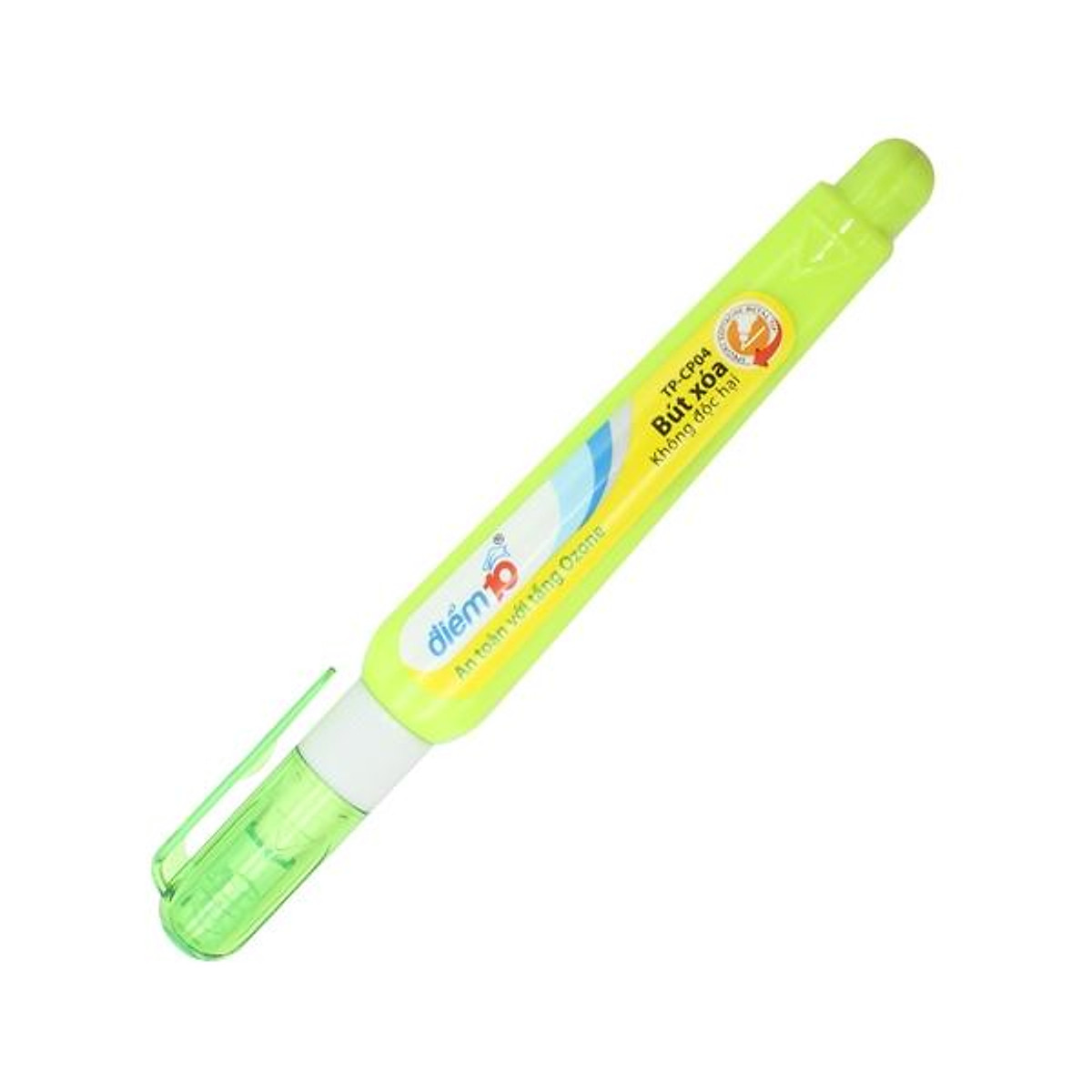 Bút Xóa 3 ml - Thiên Long TP-CP04 - Màu Xanh Lá