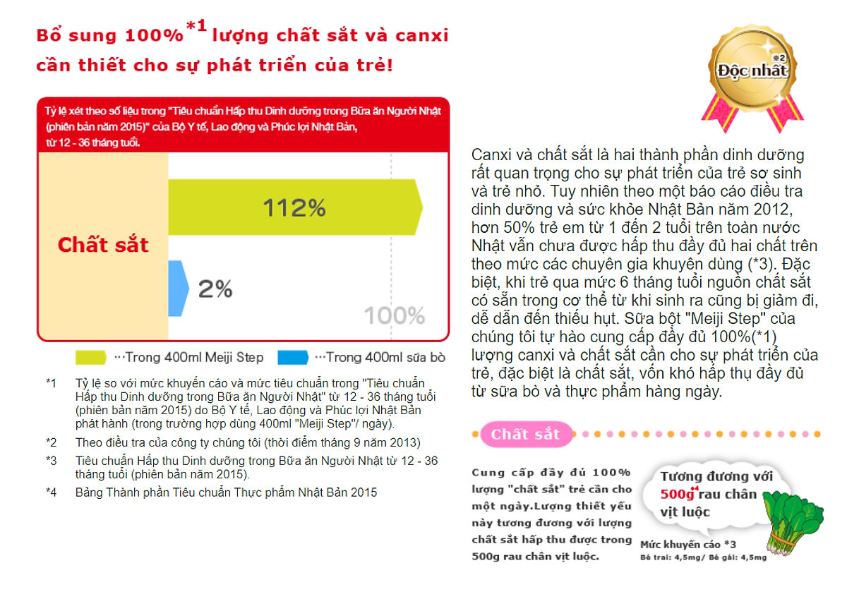 Sữa cho bé 1 đến 3 tuổi Meiji nội địa Nhật giúp bé phát triển cân đối chiều cao, cân nặng, trí não - QuaTangMe Extaste