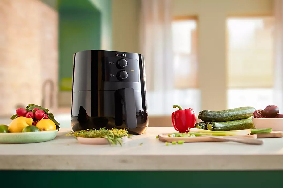 Nồi Chiên Không Dầu Philips HD9200/90 (4.1 Lít) - Hàng Chính Hãng
