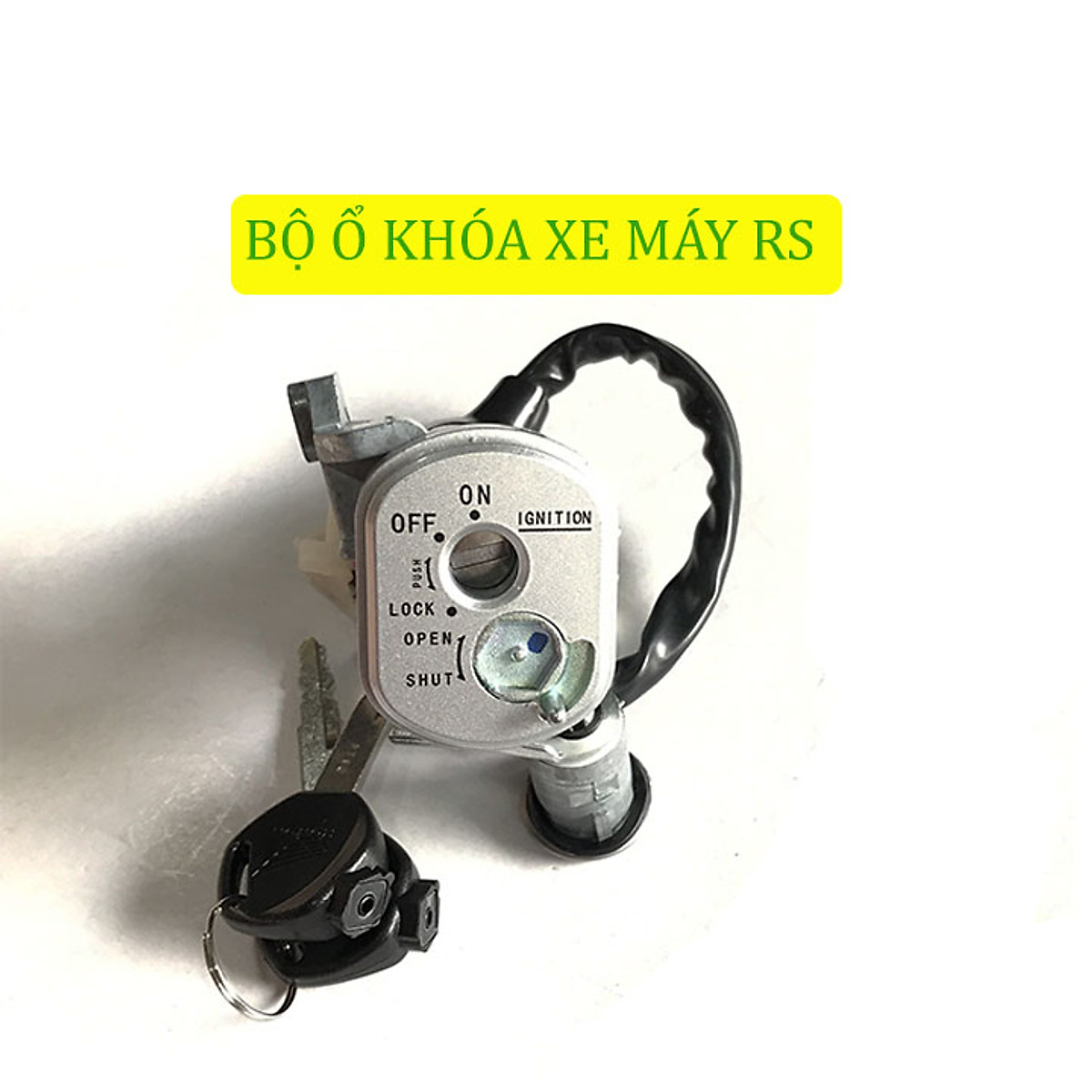 Bộ ổ khóa xe máy RS wave s100 loại đẹp - Khóa chống trộm xe máy