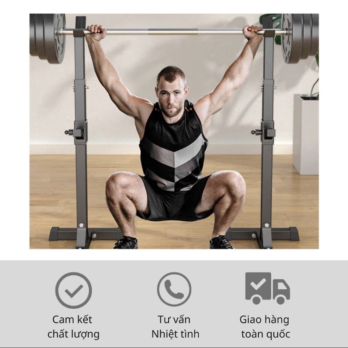 Khung Đỡ Tạ,Giá Đỡ Tạ Tập Gym GD165 Đại Nam Sport Cao Cấp