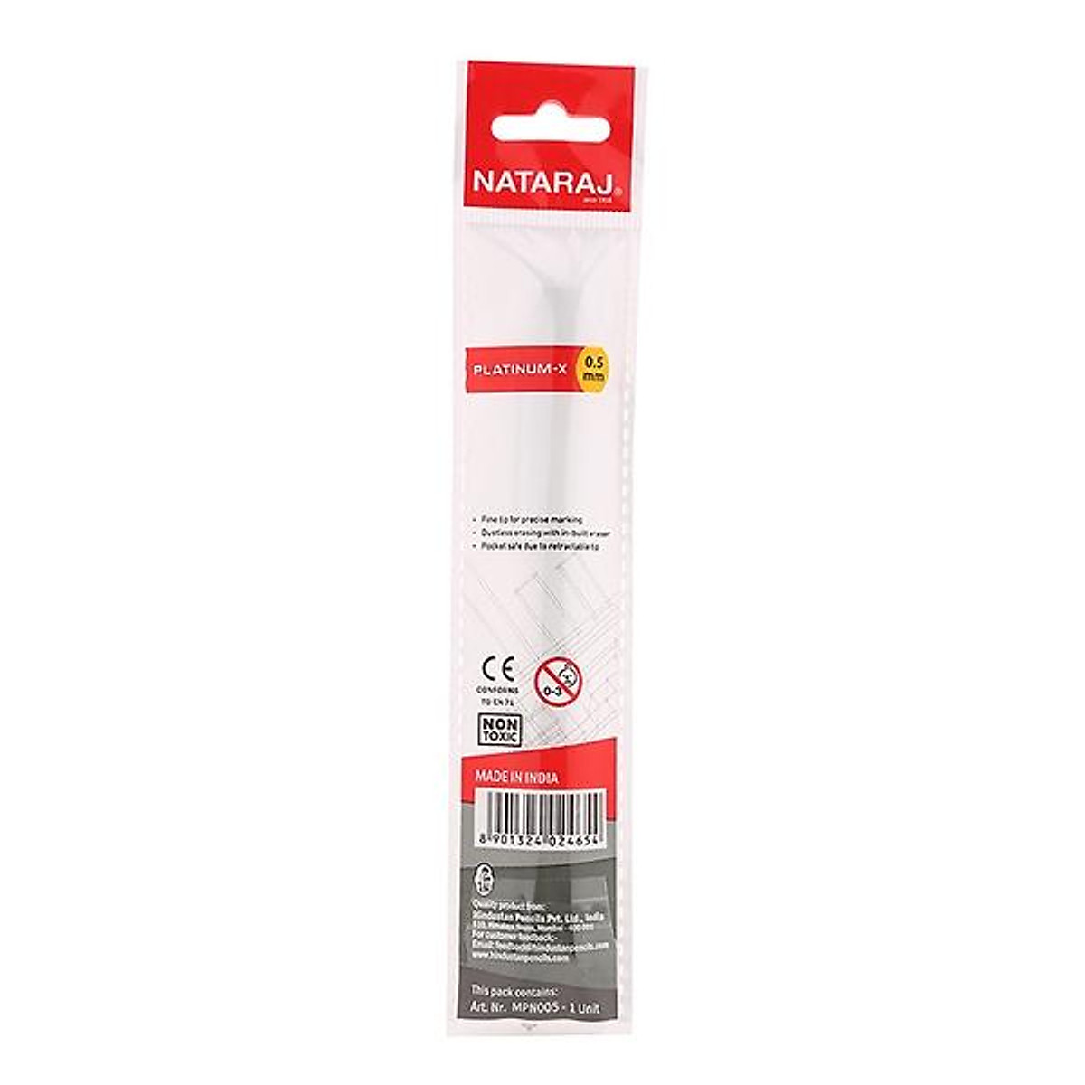 Bút Chì Bấm Nataraj 402465 - Ngòi 0.5mm