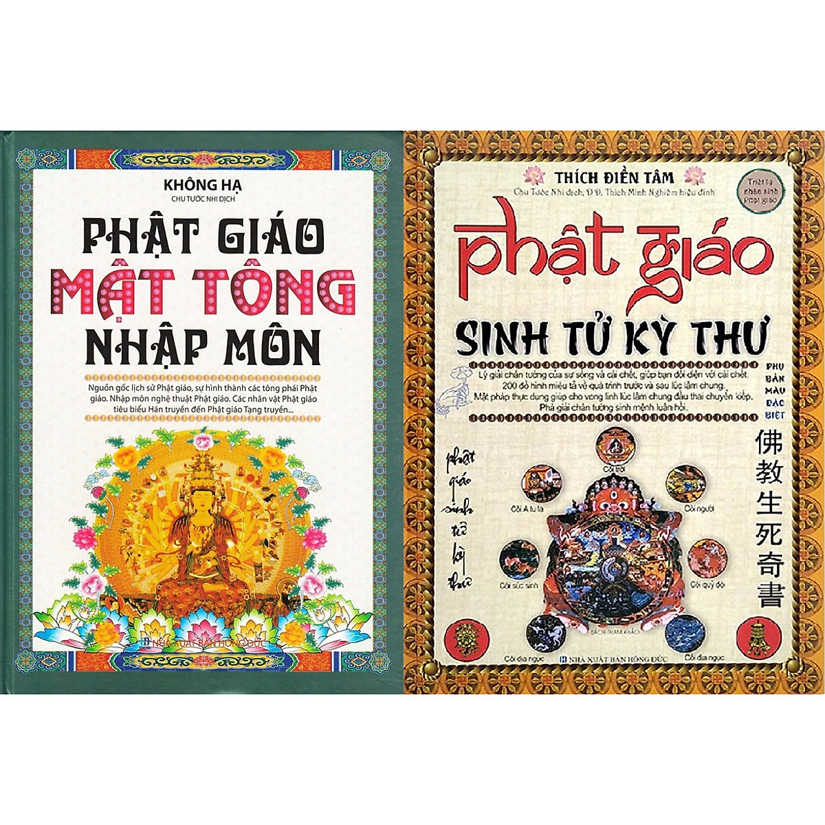 Combo Phật giáo sinh tử kỳ thư + Phật giáo mật tông nhập môn