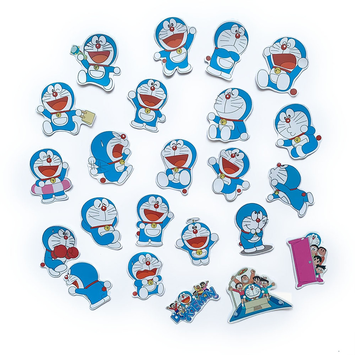 Mua Bộ 20 Sticker Doraemon Tặng Thêm 3 Hình Nhóm Bạn Nobita ...
