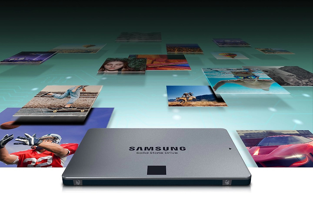 Ổ cứng gắn trong SSD Samsung 870 QVO 1TB | 2TB 2.5 inch SATA 3 - Hàng chính hãng