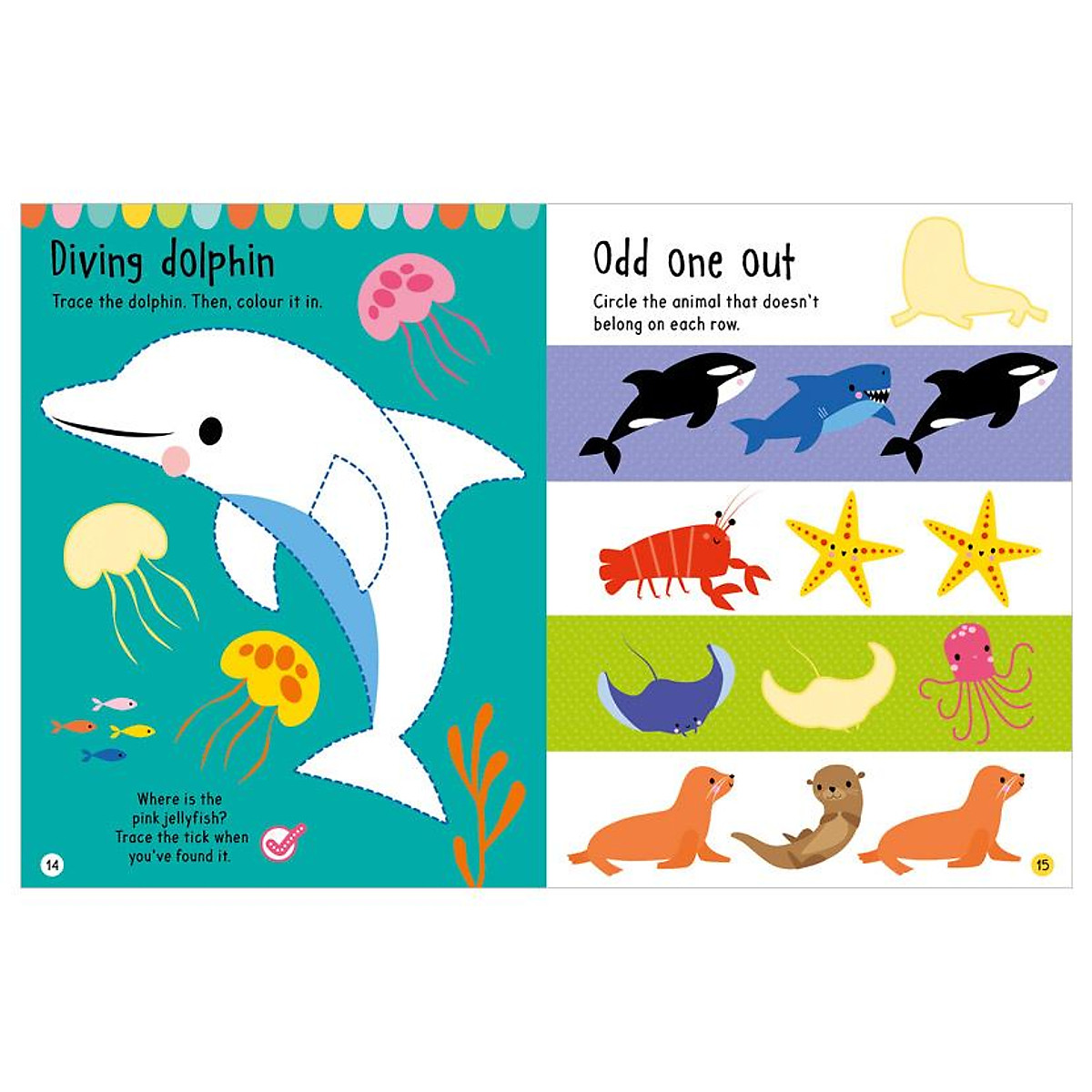 Big Stickers For Little Hands Ocean Creatures - Coloring & Stickers Big Stickers For Little Hands Ocean Creatures - Coloring & Stickers