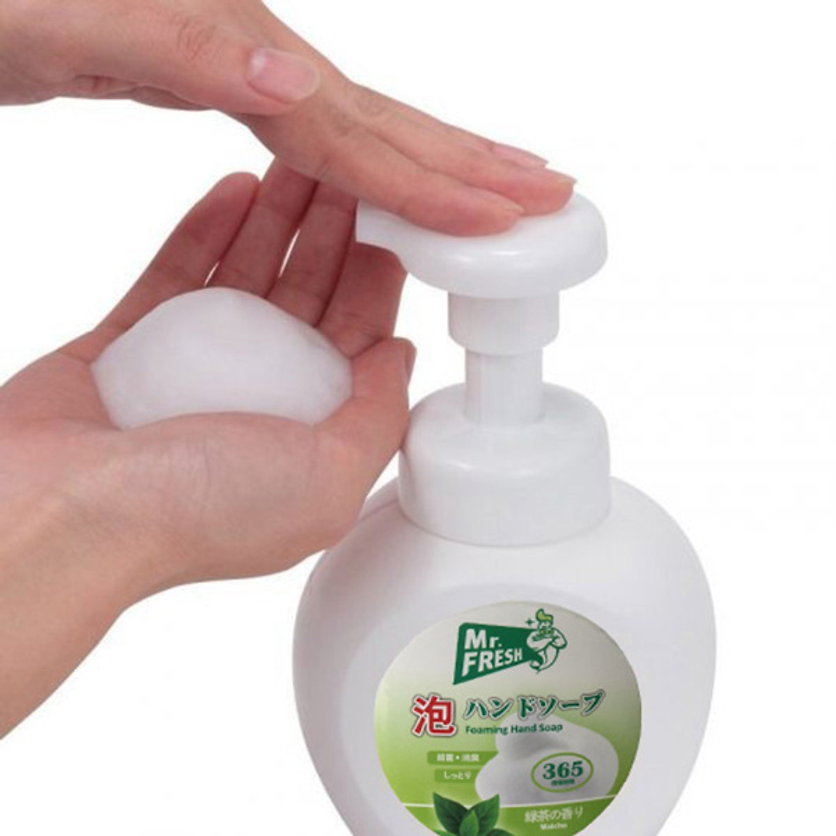 Sữa rửa tay bọt tuyết 365ml Mr.fresh Hương Trà xanh