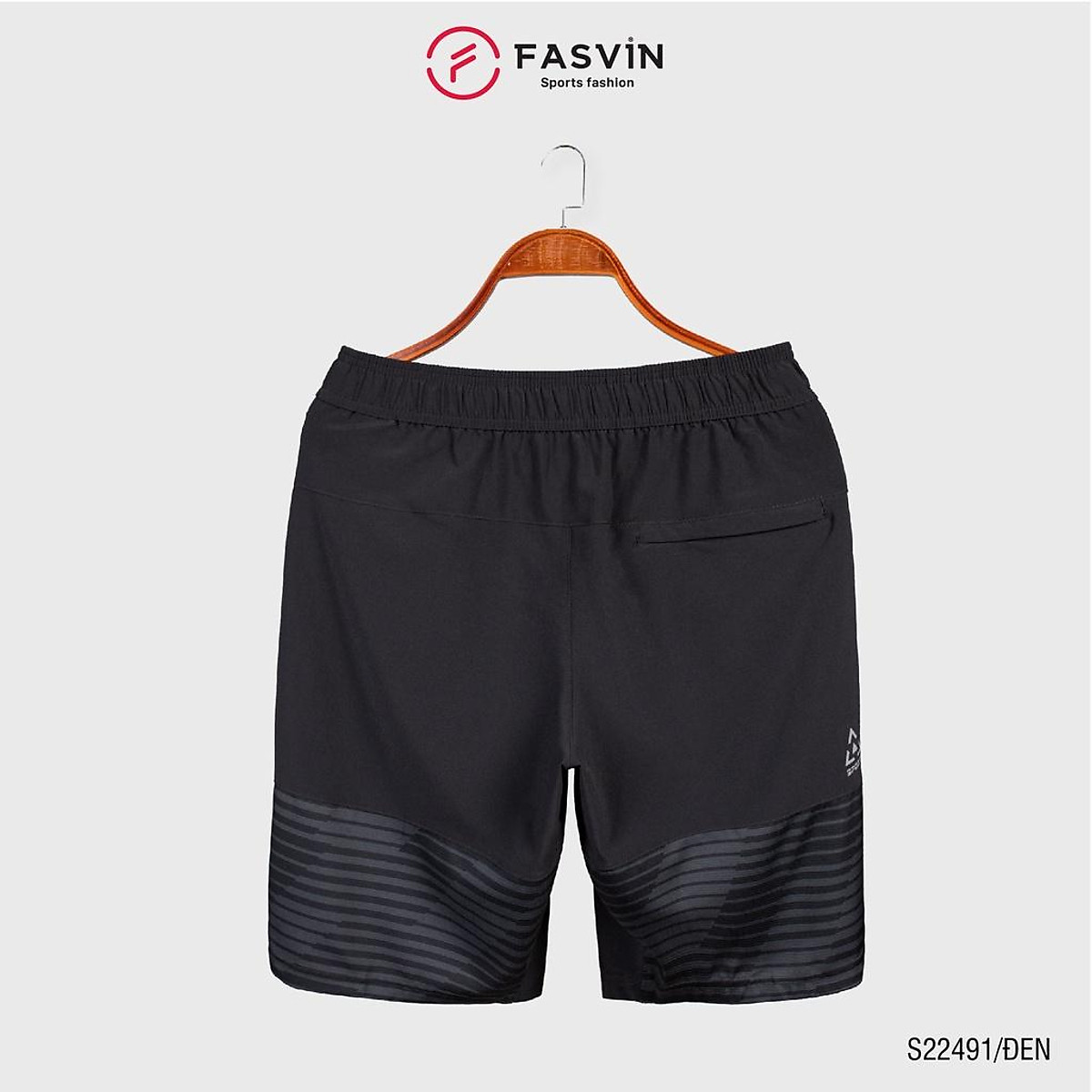 Quần short thể thao nam Fasvin S22491.HN chất liệu cao cấp mềm mịn thoải mái