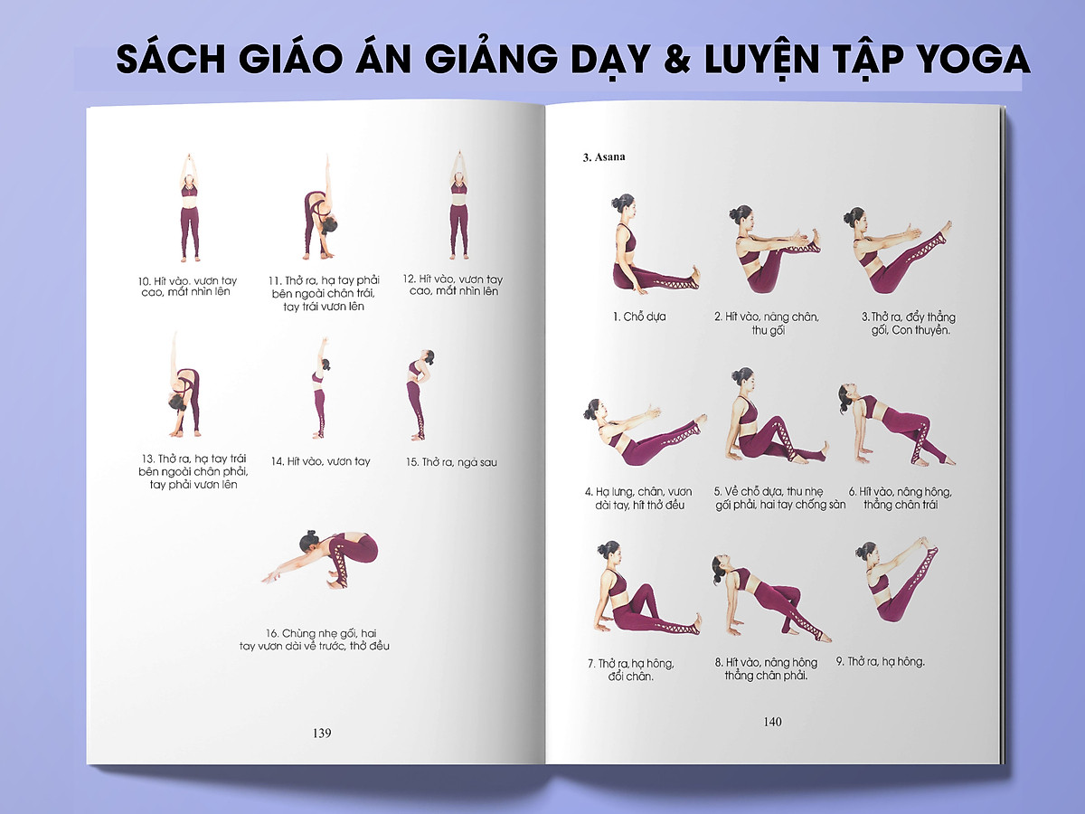 Bộ sách dành cho Giáo viên Yoga cơ bản: Giáo án giảng dạy & luyện tập Yoga + Những bài dẫn thiền hay dành cho giáo viên Yoga