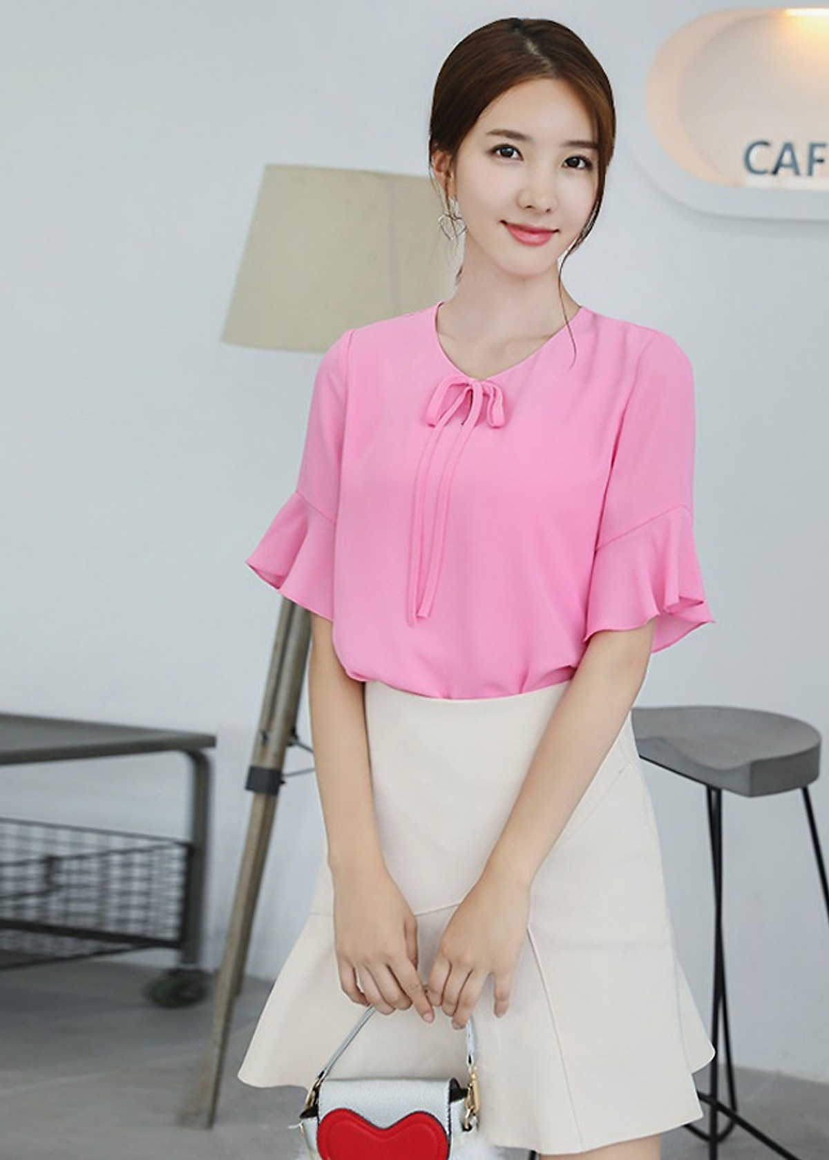 Áo sơ mi nữ tay dài cổ tròn phối ren cách điệu Hàng đẹp với giá tốt nhất #4 Áo sơ mi nữ tay dài cổ tròn phối ren cách điệu Hàng đẹp với giá tốt nhất