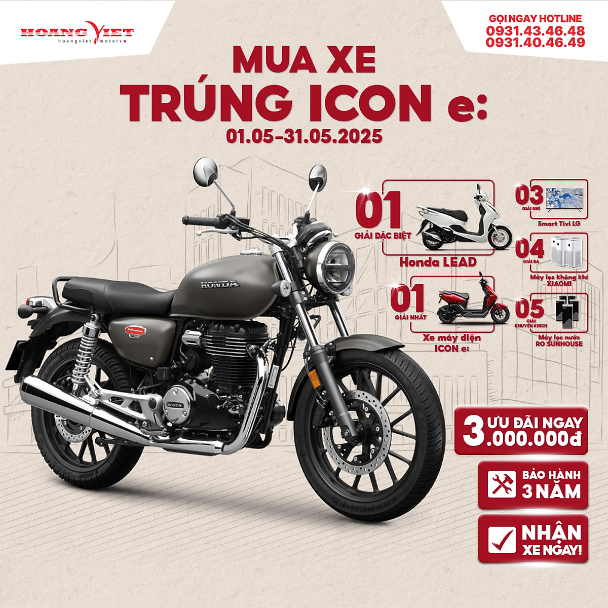 Xe máy Honda CB350 H'ness 2024