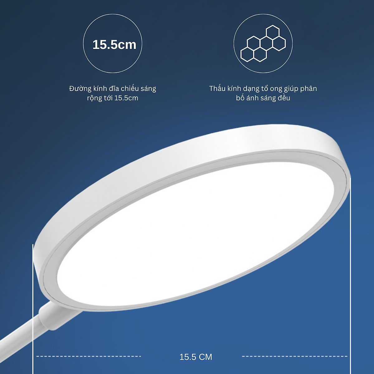 Đèn Bàn Học LED RG0 Tamayoko 3 Chế Độ Ánh Sáng Bảo Vệ Mắt Chống Cận Thị Không Phát Xạ Ánh Sáng Xanh Model TB-55S/SW