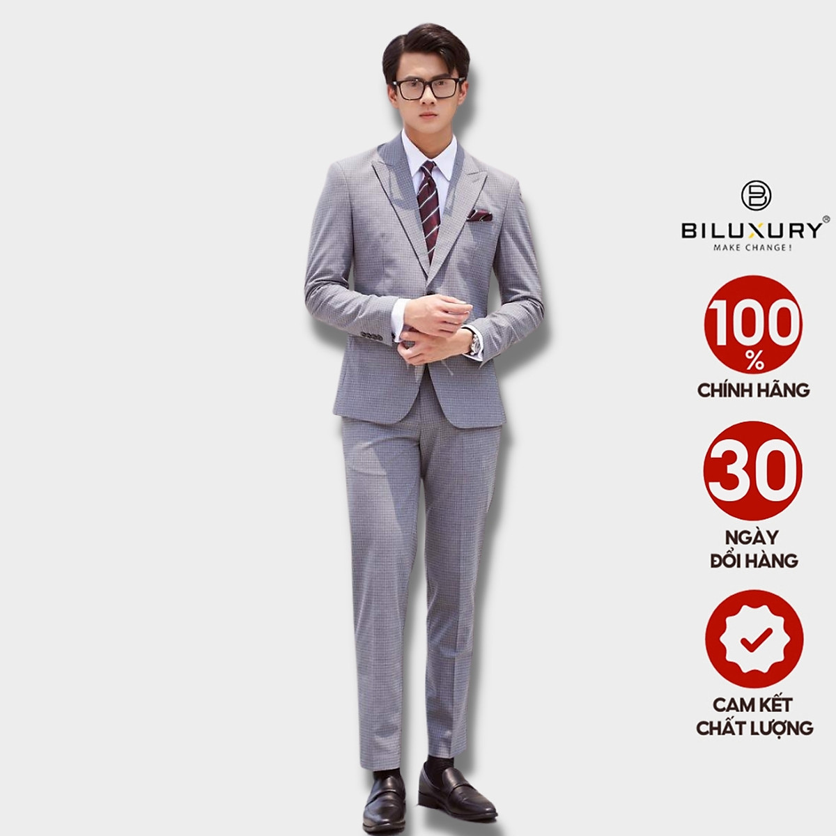 Áo Vest nam Biluxury 6AVBH202XNH cao cấp chính hãng Biluxury