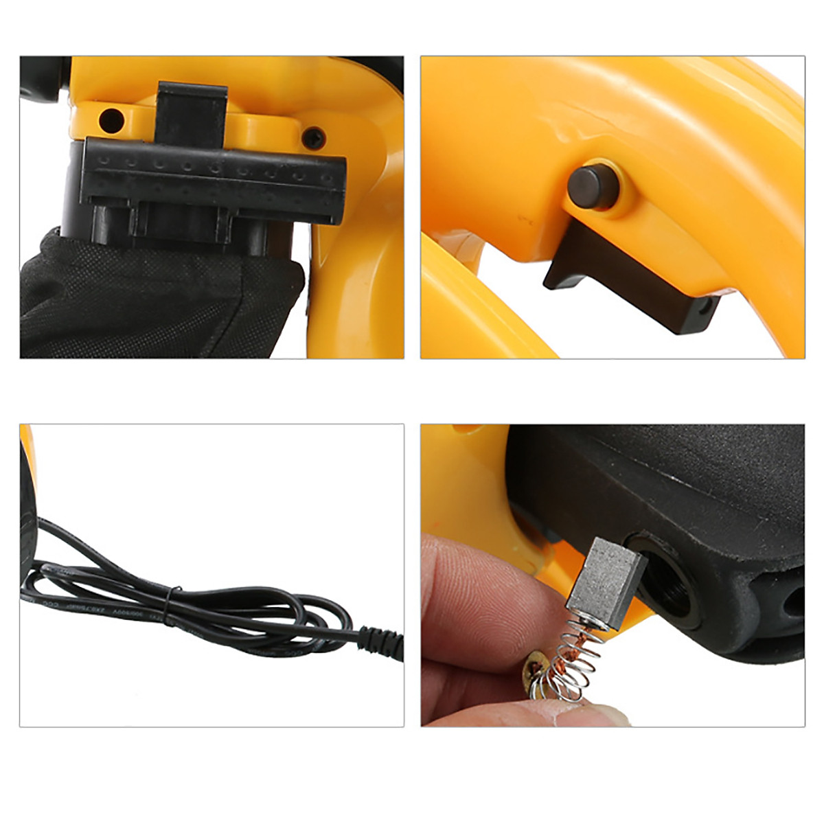 Máy Thổi Hút Bụi  Cầm Tay ABG Công Suất Lớn 1050W Máy Vừa Thổi Vừa Hút Công Nghiệp Đa Năng Ứng Dụng Nhiều Trong Các Xưởng Mộc, Vệ Sinh Máy Móc (GIAO MÀU NGẪU NHIÊN) – Hàng Chính Hãng
