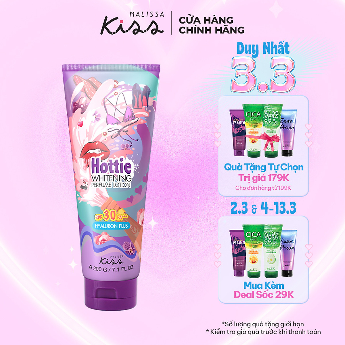 Mua Dưỡng Ẩm Chống Nắng Hương Nước Hoa Malissa Kiss Whitening