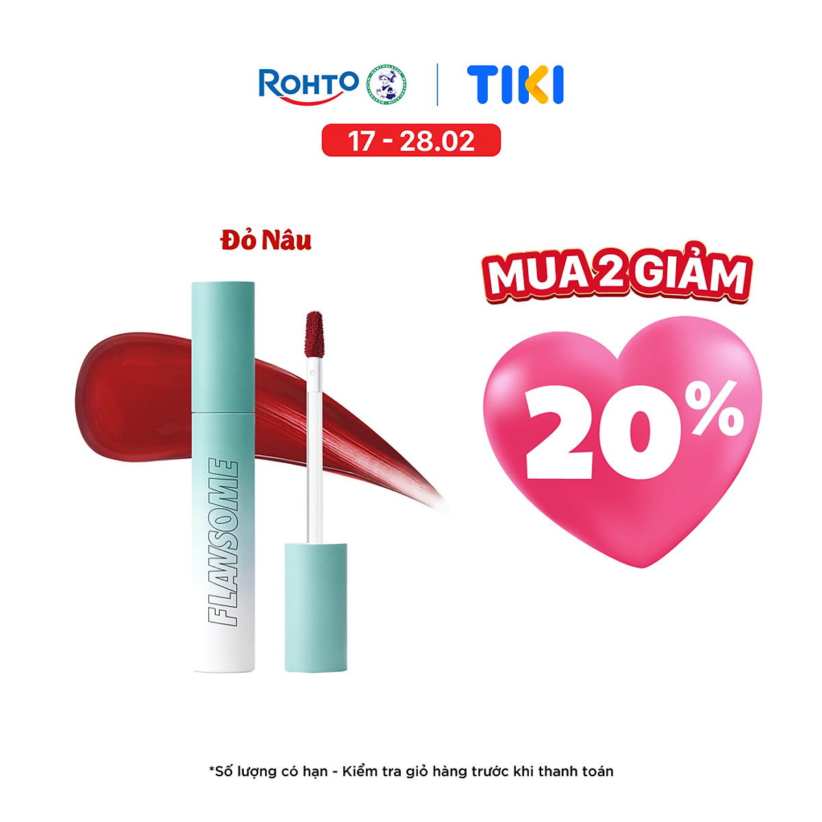 Son tint lì dạng thỏi Flawsome Sunny Matte Tint (3g)