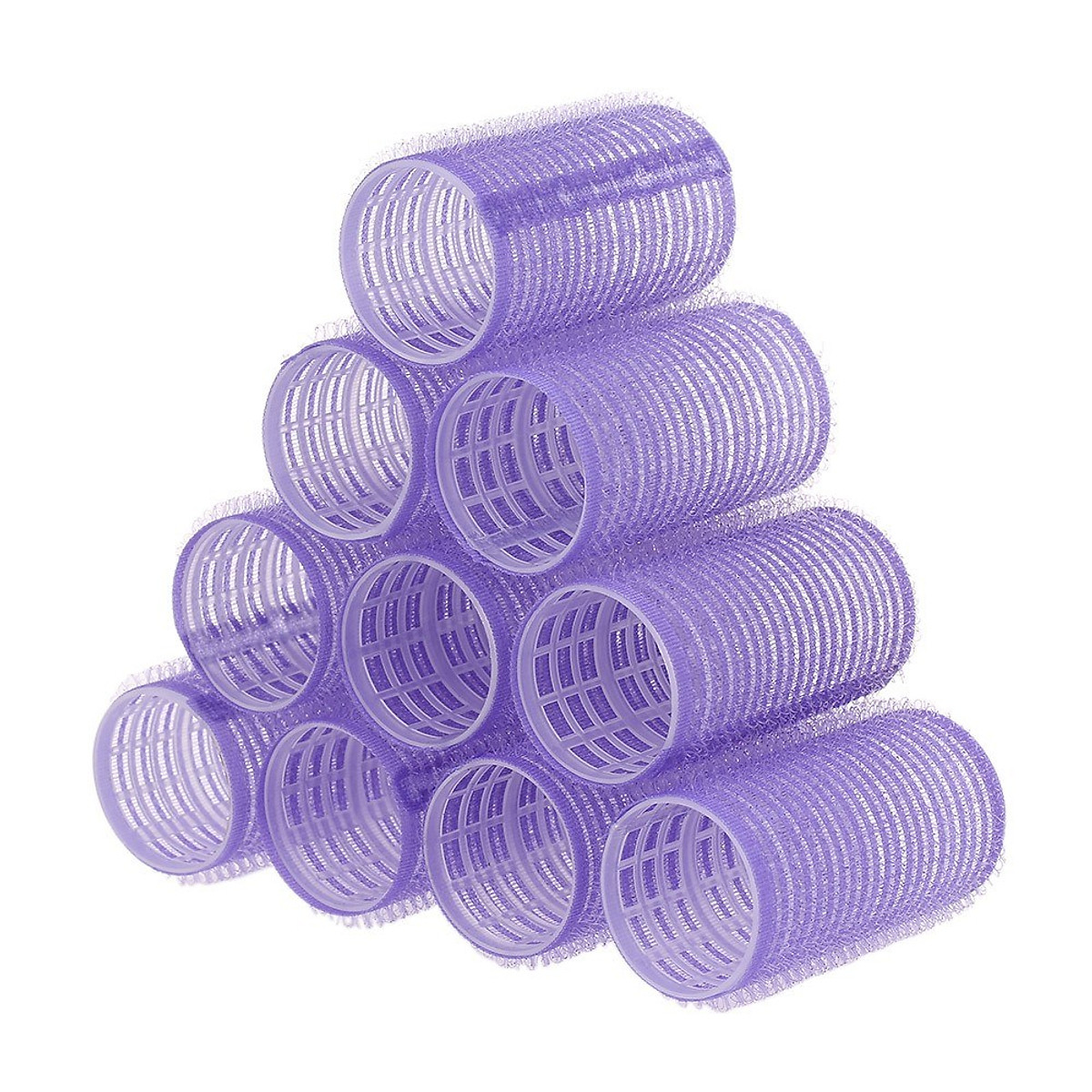 Mua 10pcs Large Self Grip Hair Rollers Pro Salon Hairdressing Curlers Multi Size Professional Hair Salon tool purple Mua 10pcs Large Self Grip Hair Rollers Pro Salon Hairdressing Curlers Multi Size Professional Hair Salon tool purple