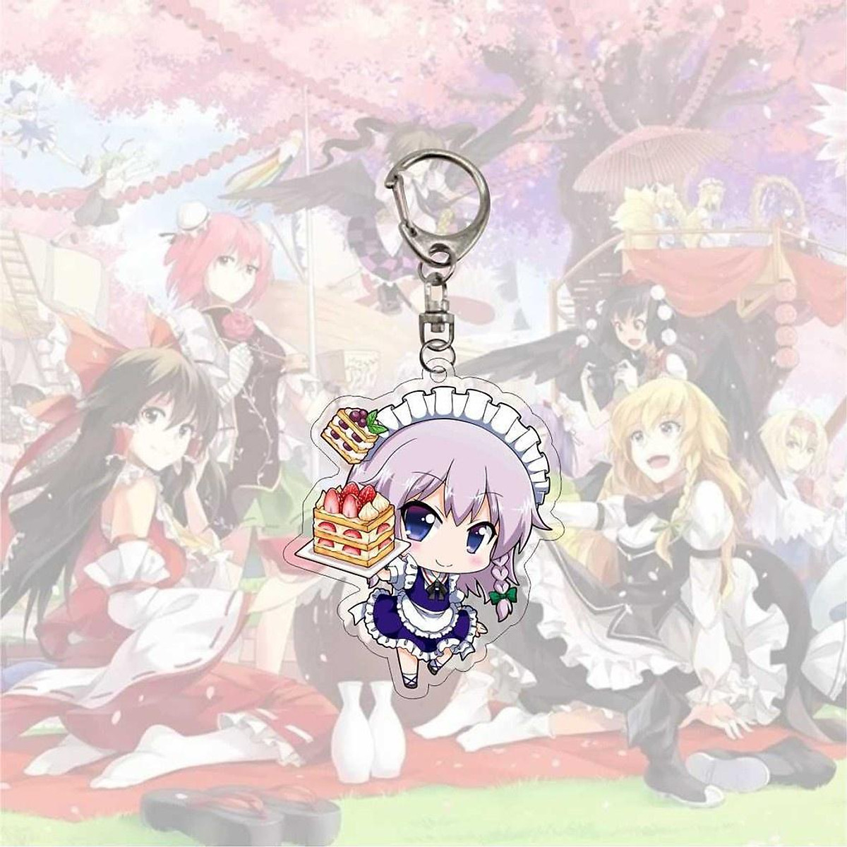 Móc Khóa Nhựa Acrylic Hình Nhân Vật Anime Touhou - Móc Khóa - Phụ ...