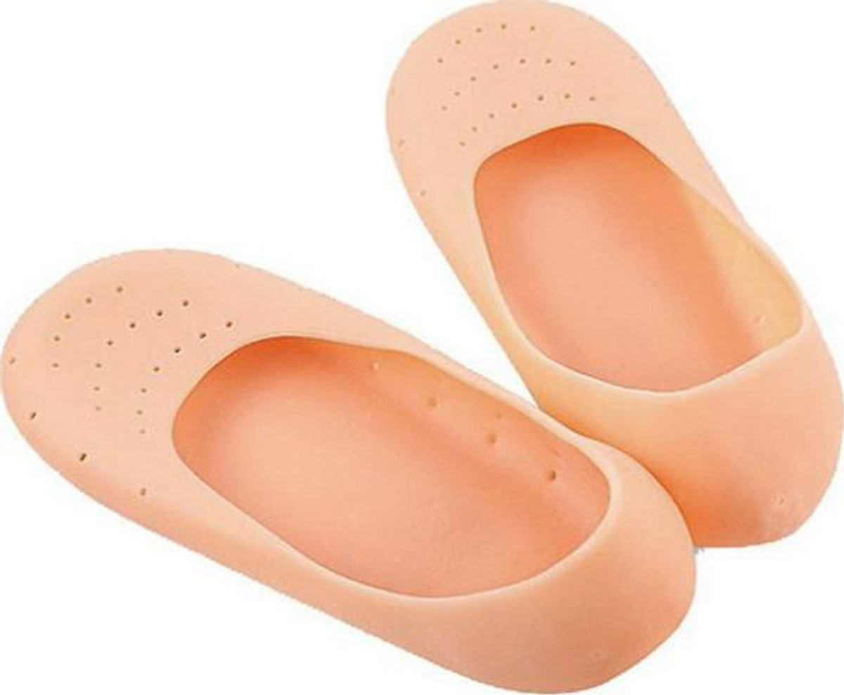 Vớ Tất Silicon Nguyên Bàn Chân Size Nam Nữ (Tặng 1 Móc Khóa Dây Da Pu Đính Đá Lấp Lánh)