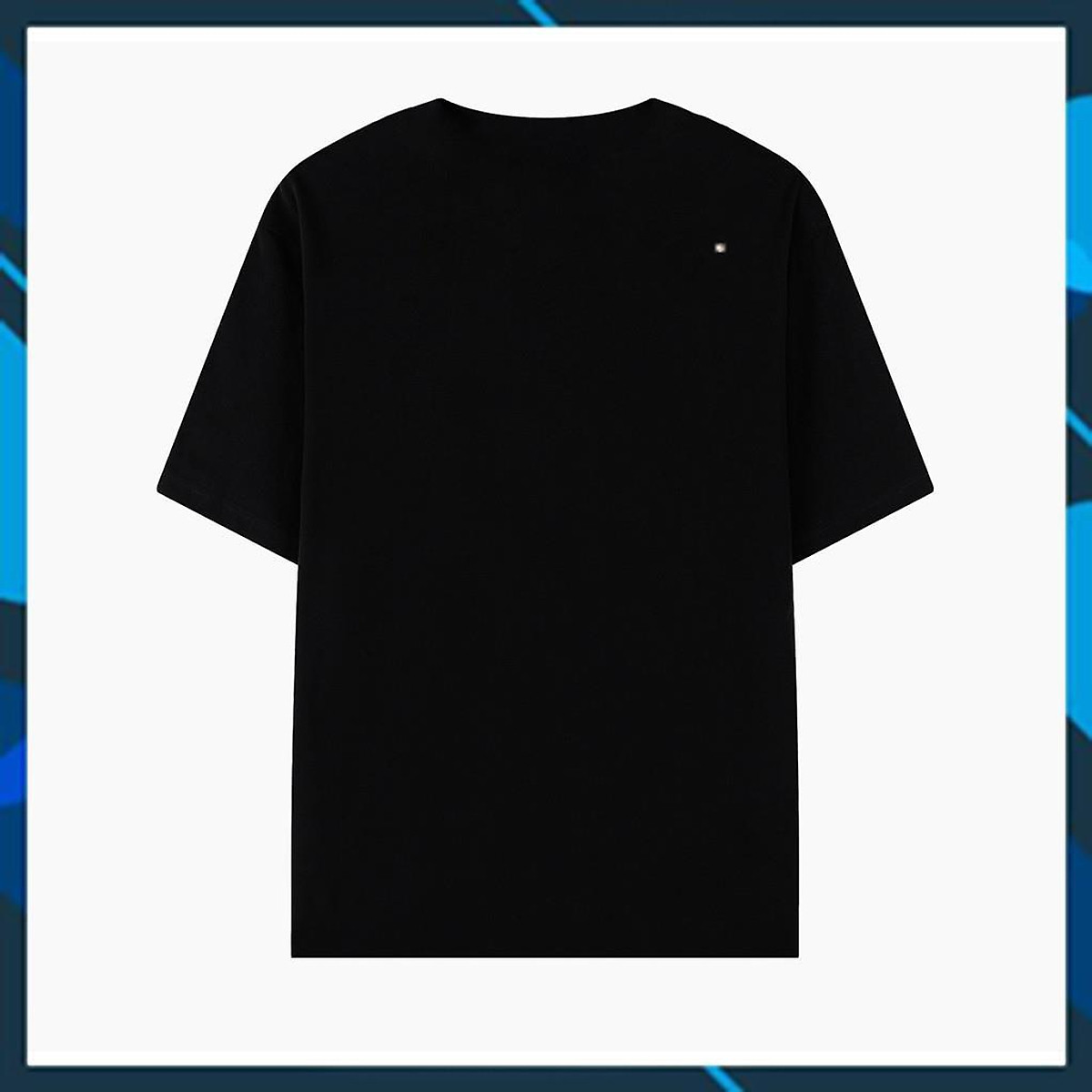 Áo thun Unisex Tay lỡ Form rộng Freesize màu đen in mặt trước FAMOUS