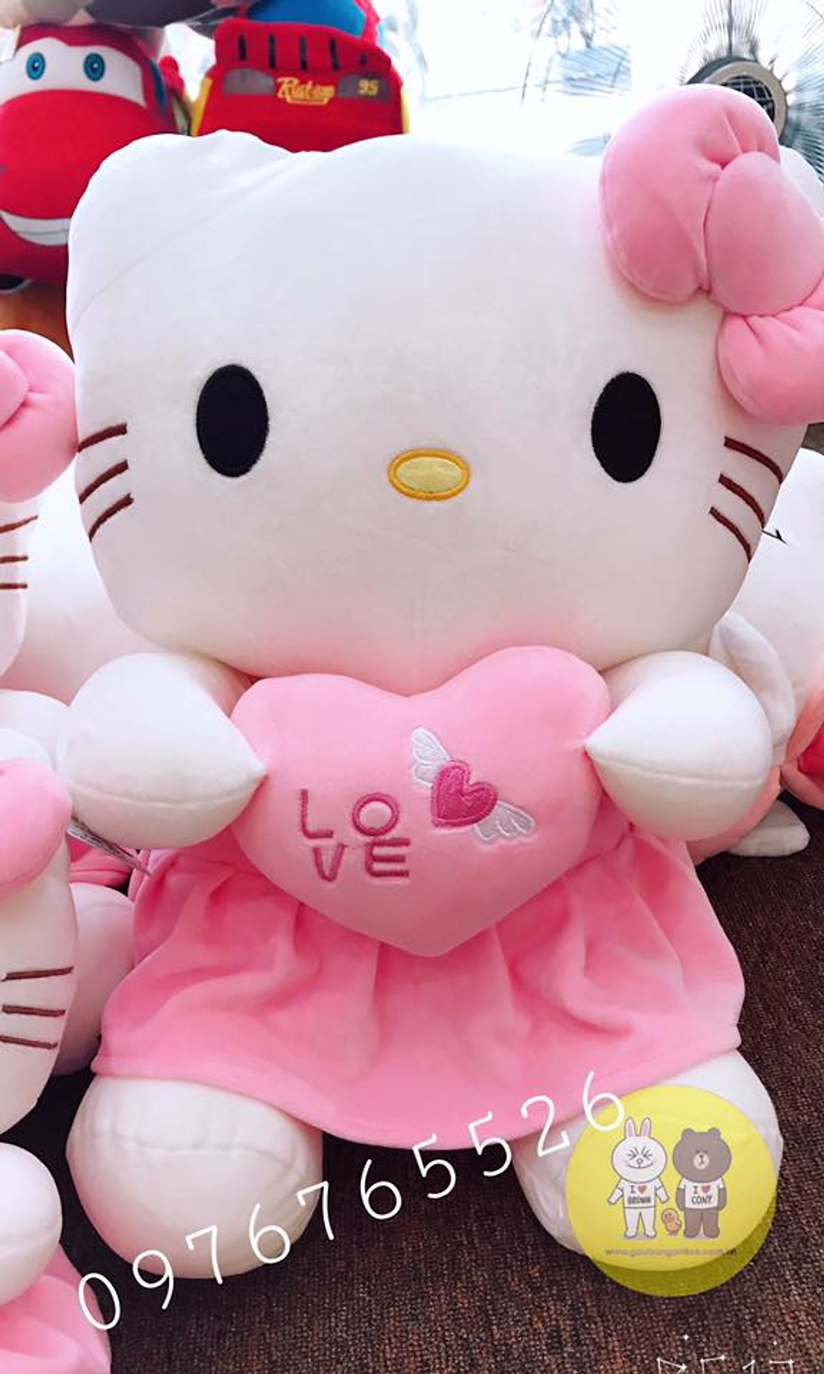 Mua Gấu Bông Mèo Hello Kitty Váy Hồng Kích Thước 30-40-55Cm - 25Cm Tại  Thịnh Phát Shop | Tiki