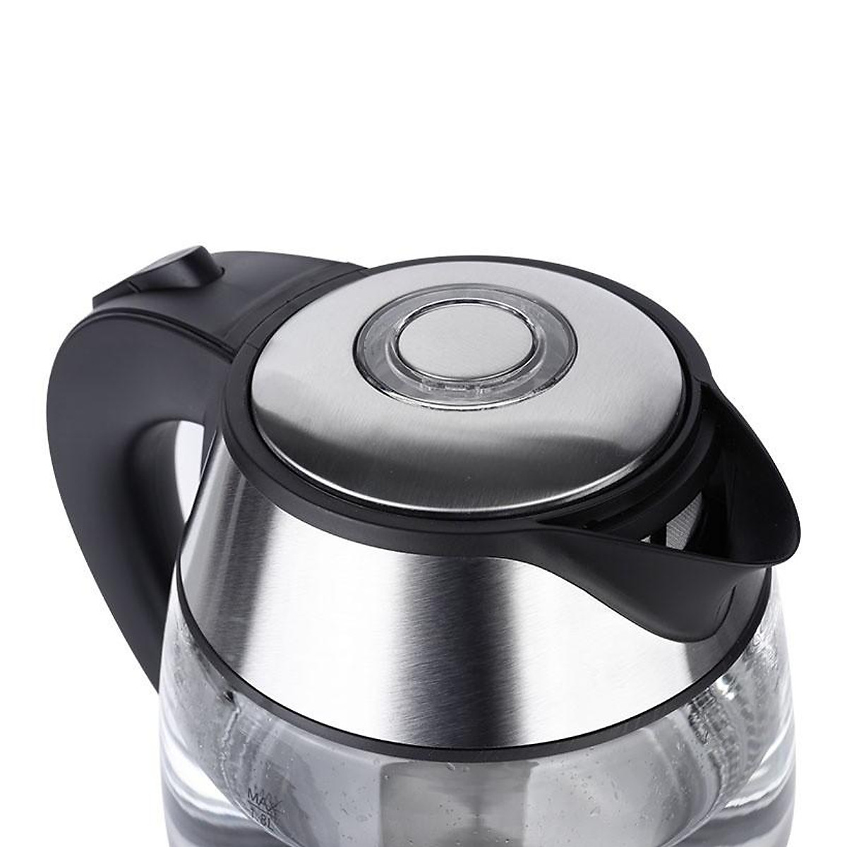Ấm đun siêu tốc Lock&Lock thân bình thủy tinh dung tích 1.8L công suất 1850W EJK418SLV - Hàng chính hãng