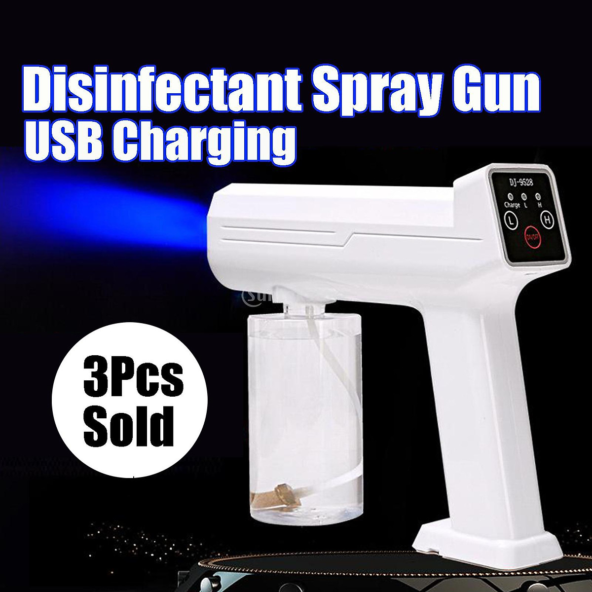 Mua 3x Handheld USB Sanitizer Sprayer Disinfectant Fogger Mister Spray Gun